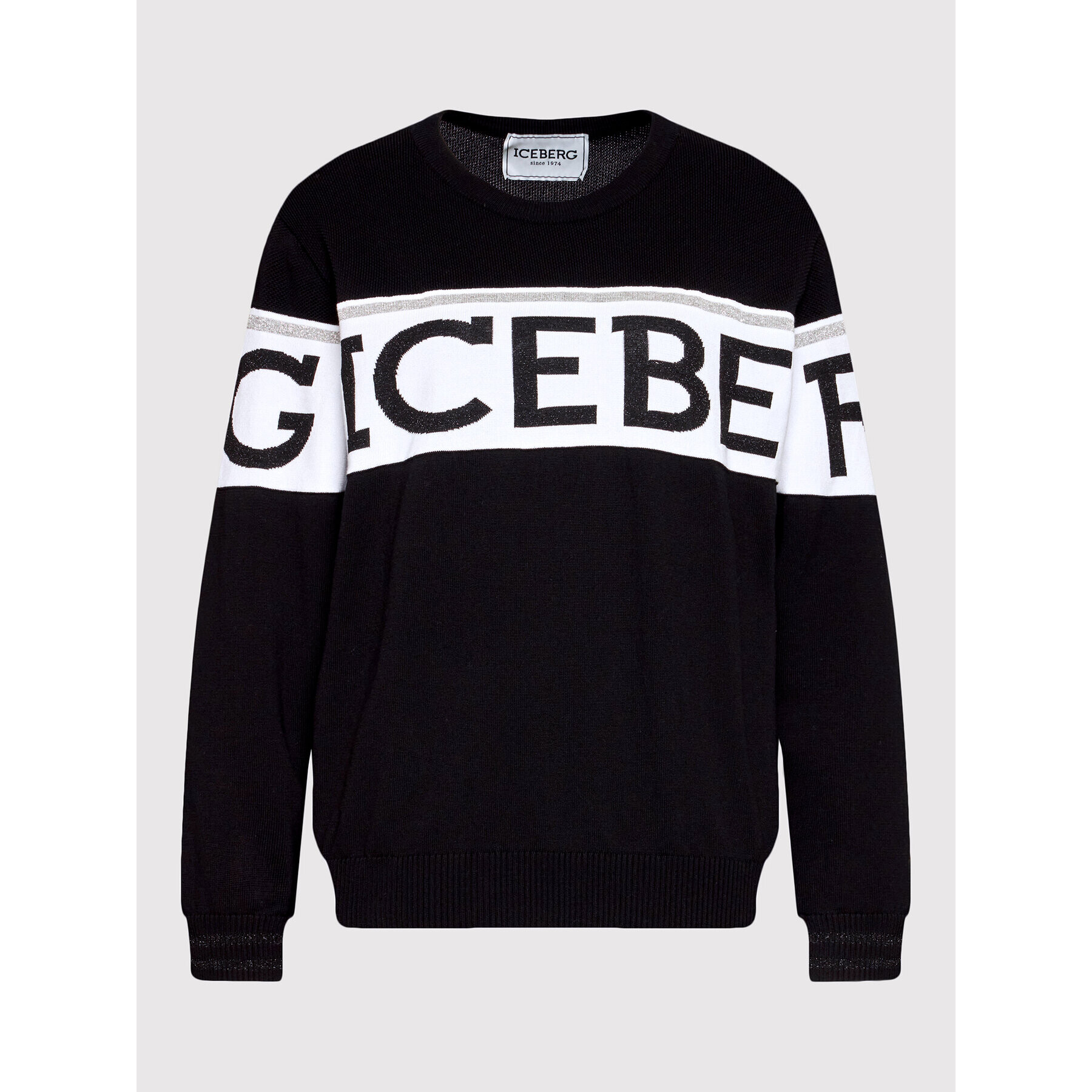 Iceberg Svetr 22EI2P0A0077296 Černá Relaxed Fit - Pepit.cz