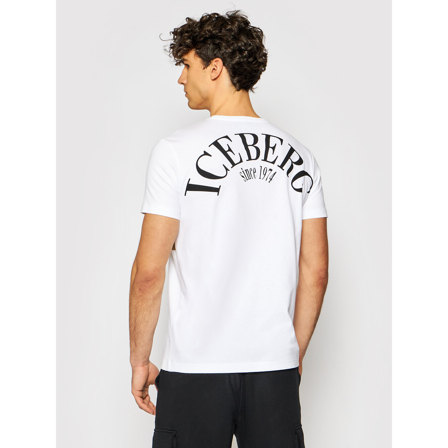 Iceberg T-Shirt 21EI1P0F01C6304 Bílá Regular Fit - Pepit.cz