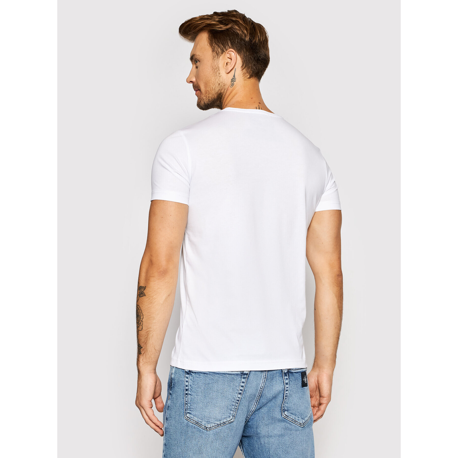 Iceberg T-Shirt 21II1P0F0156301 Bílá Slim Fit - Pepit.cz