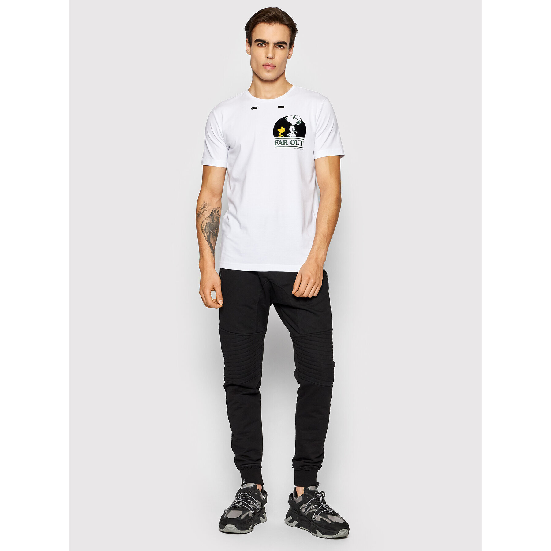 Iceberg T-Shirt 21II1P0F0196309 Bílá Slim Fit - Pepit.cz