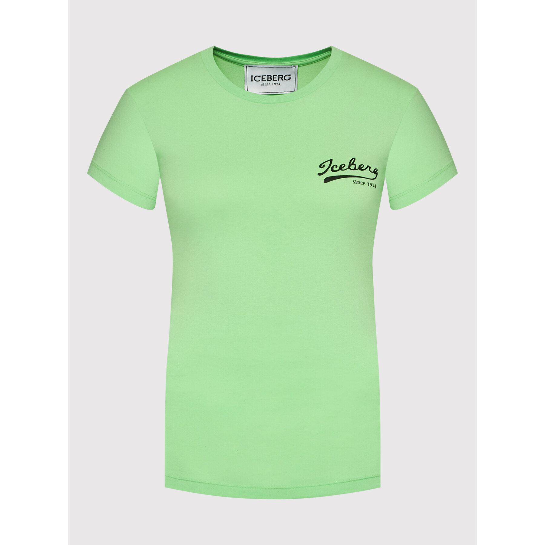 Iceberg T-Shirt 22EI2P0F0716309 Zelená Regular Fit - Pepit.cz