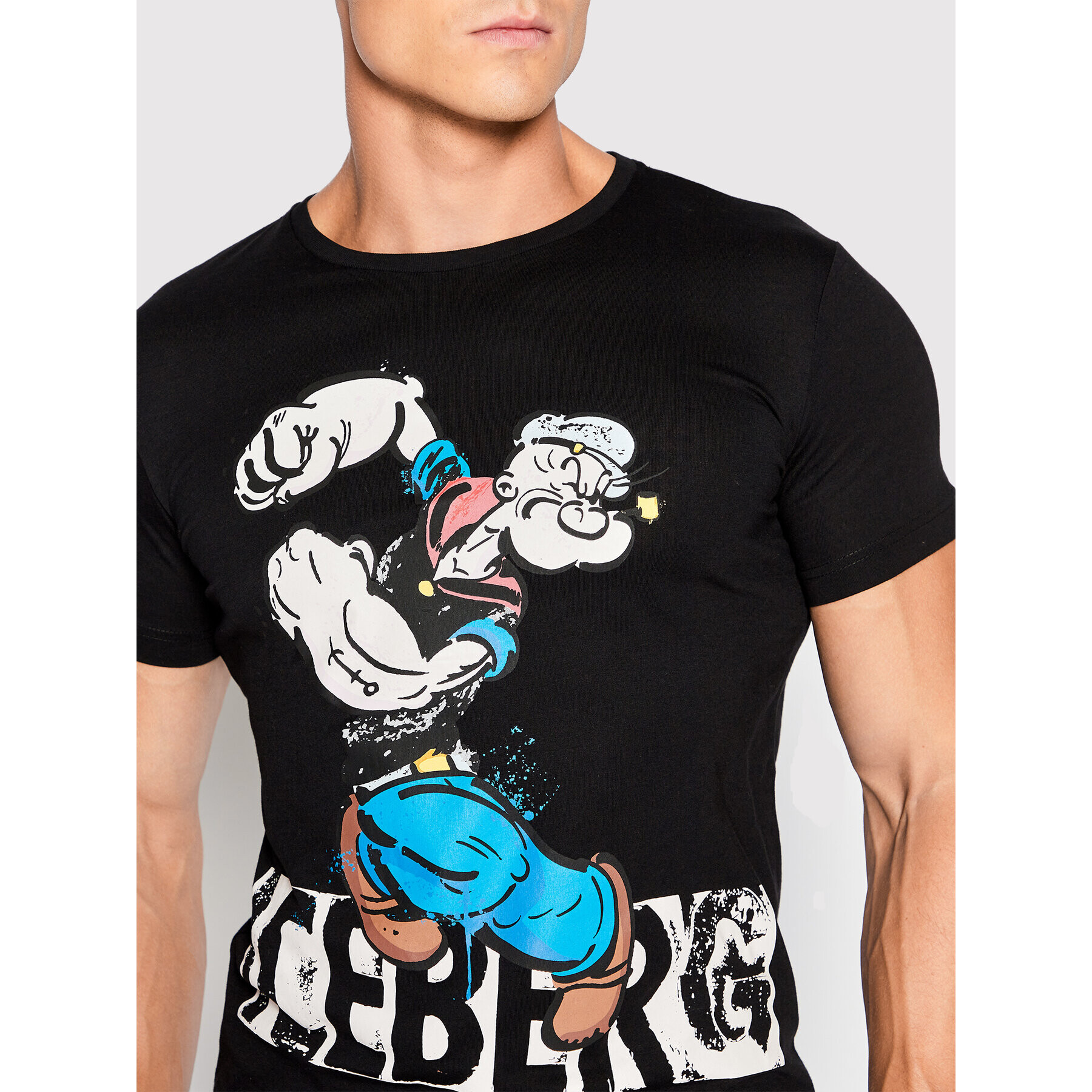 Iceberg T-Shirt 22II1P0F0136301 Černá Slim Fit - Pepit.cz