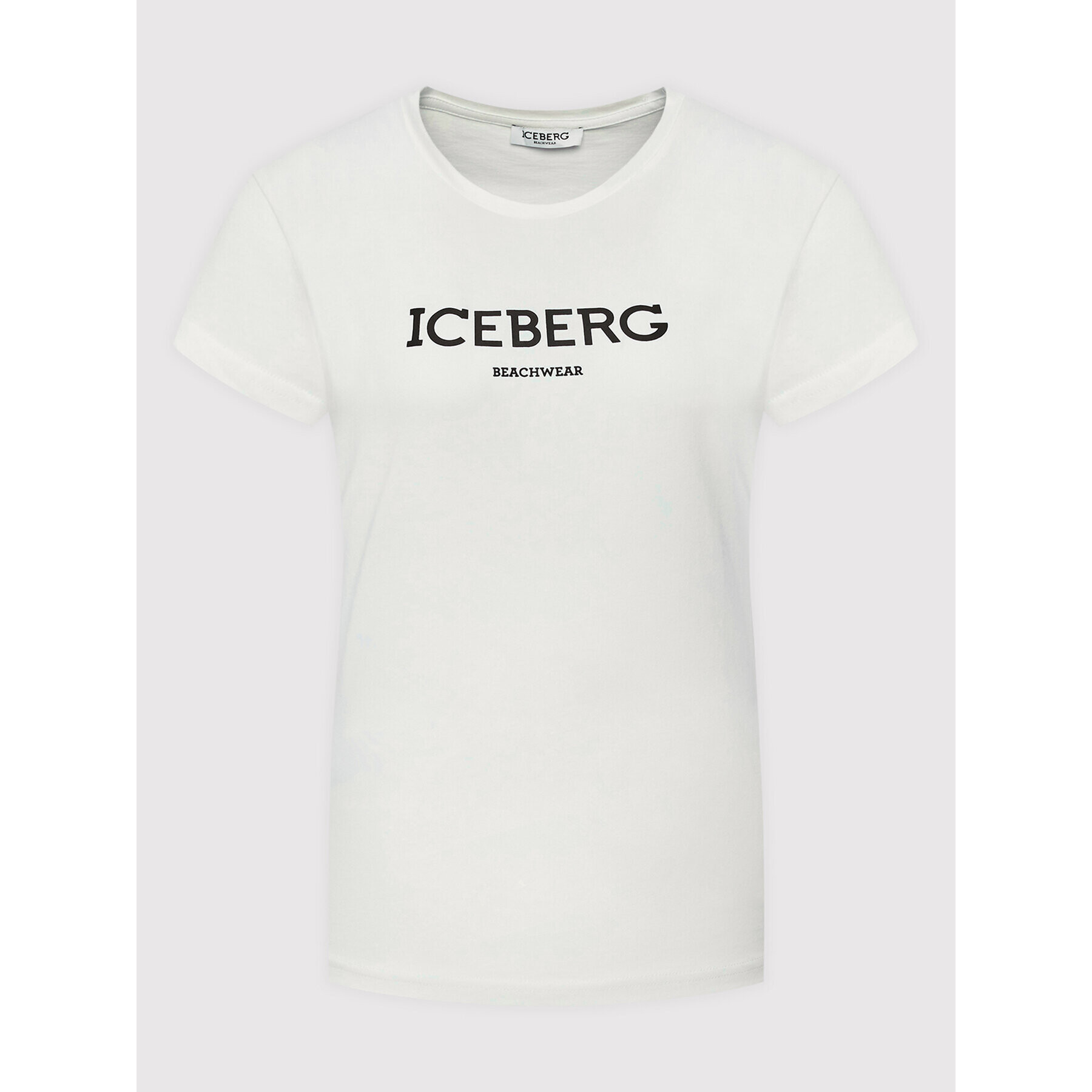 Iceberg T-Shirt ICE2WTS01 Bílá Regular Fit - Pepit.cz