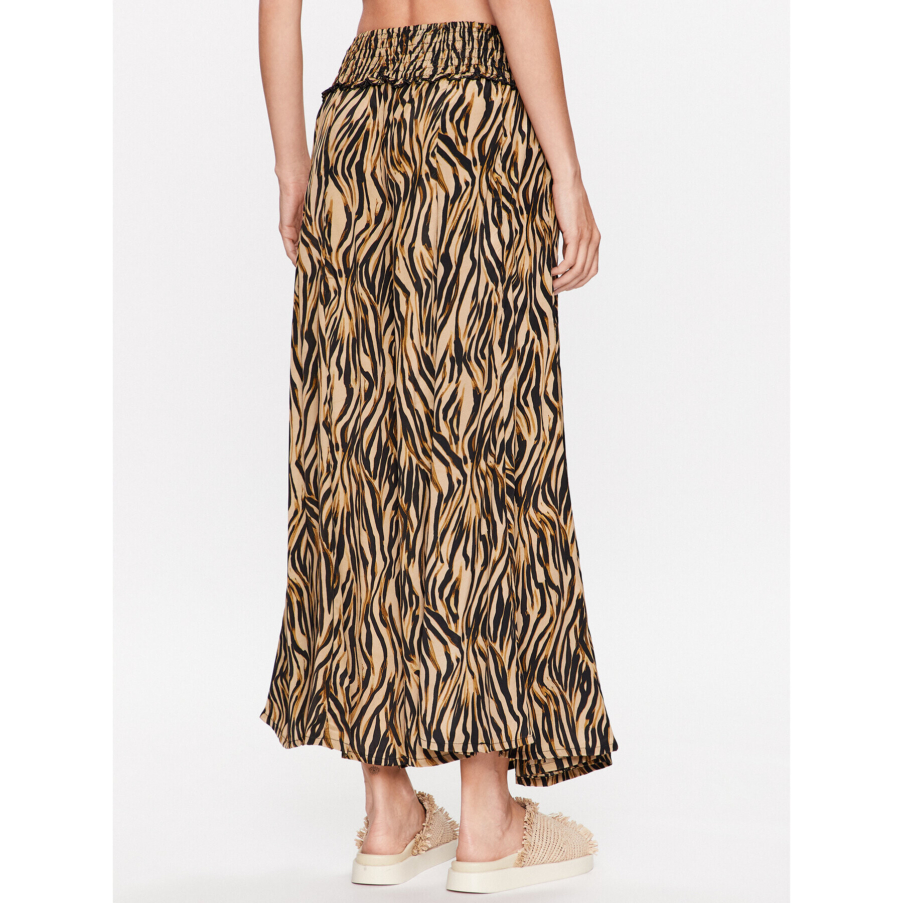 Iconique Kalhoty culottes IC23 124 Hnědá Oversize - Pepit.cz