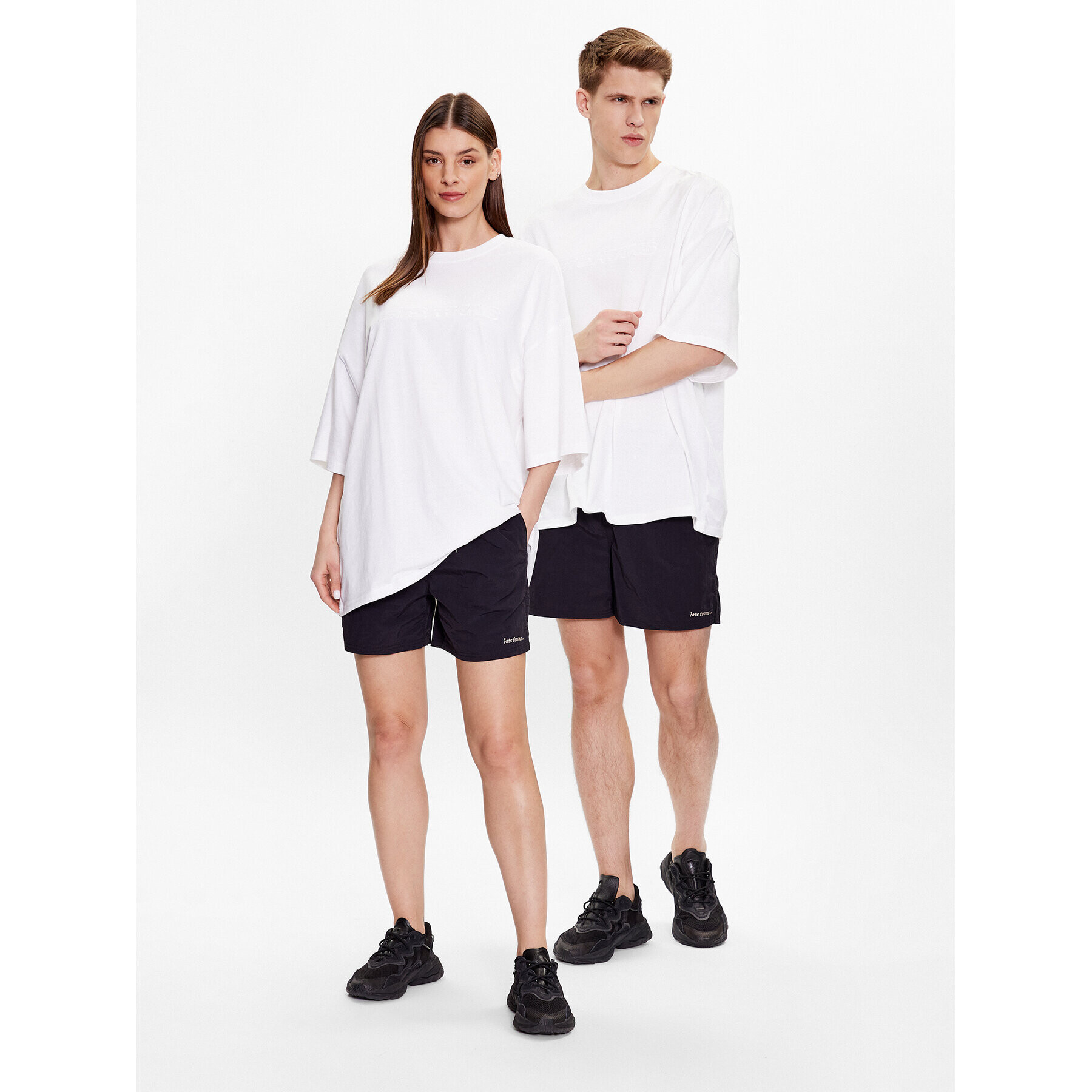 iets frans… Sportovní kraťasy IF NYLON SPORTS 76556257 Černá Loose Fit - Pepit.cz