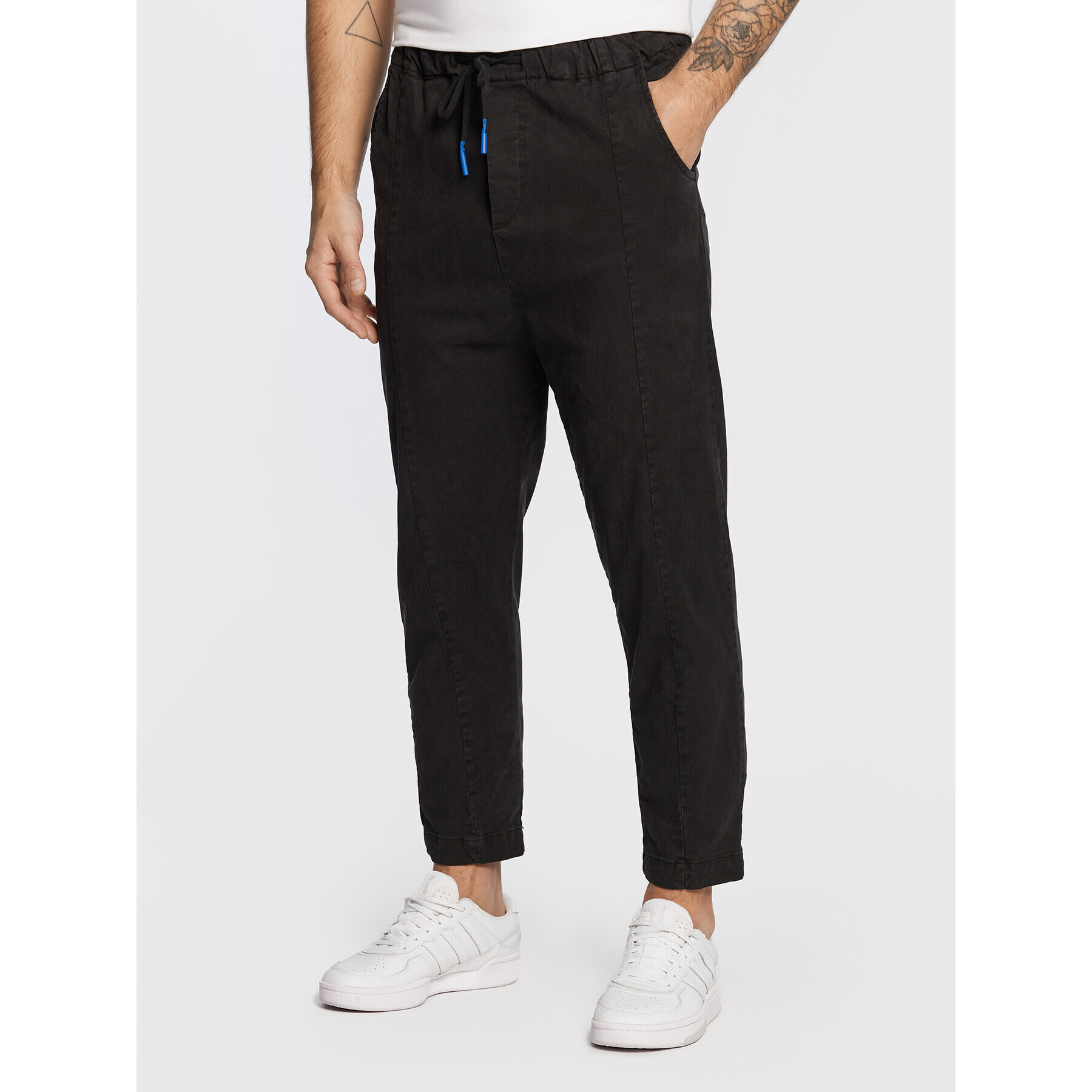 Imperial Jeansy PD7WEQS5R7 Černá Relaxed Fit - Pepit.cz