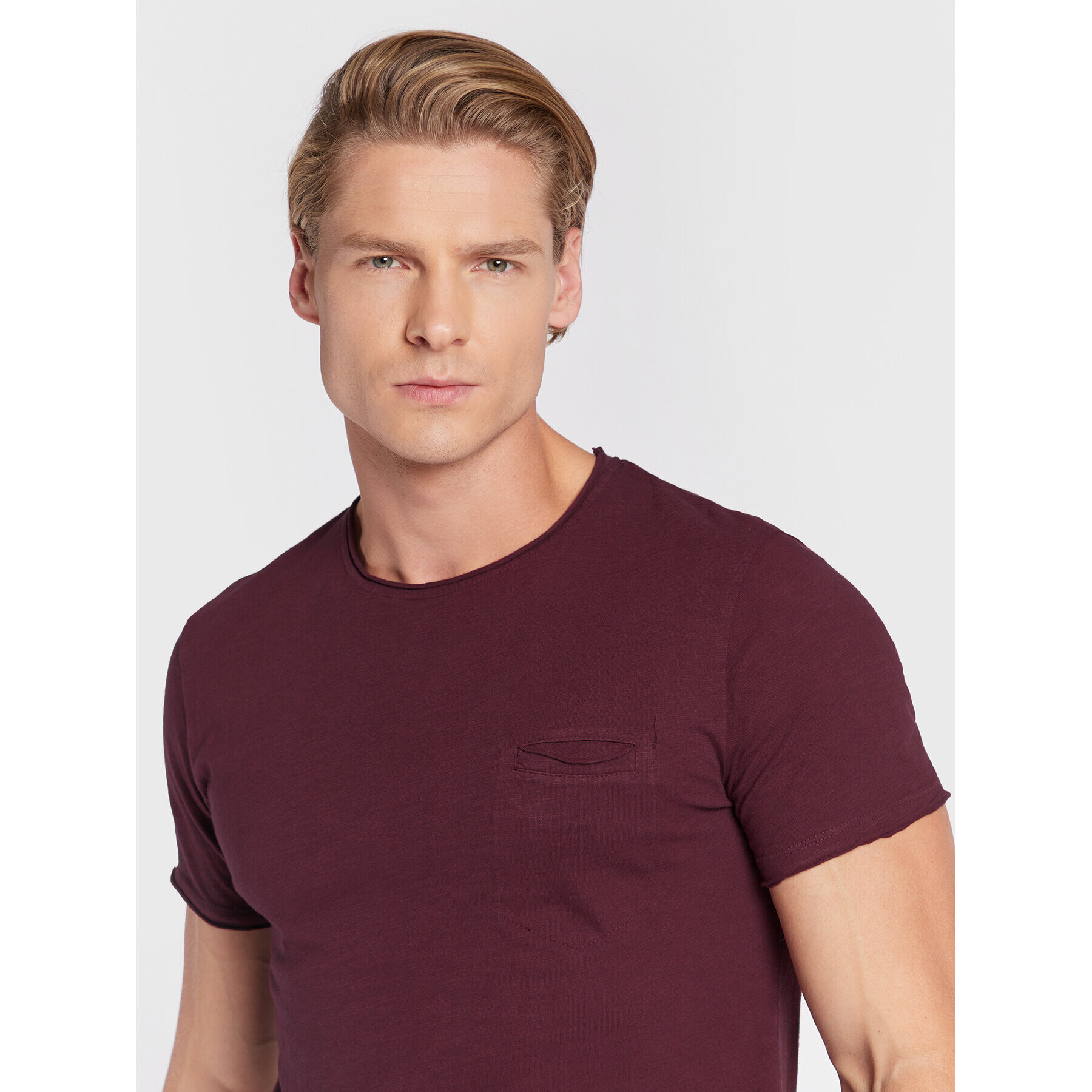 Imperial T-Shirt T966EAZTD Bordó Regular Fit - Pepit.cz