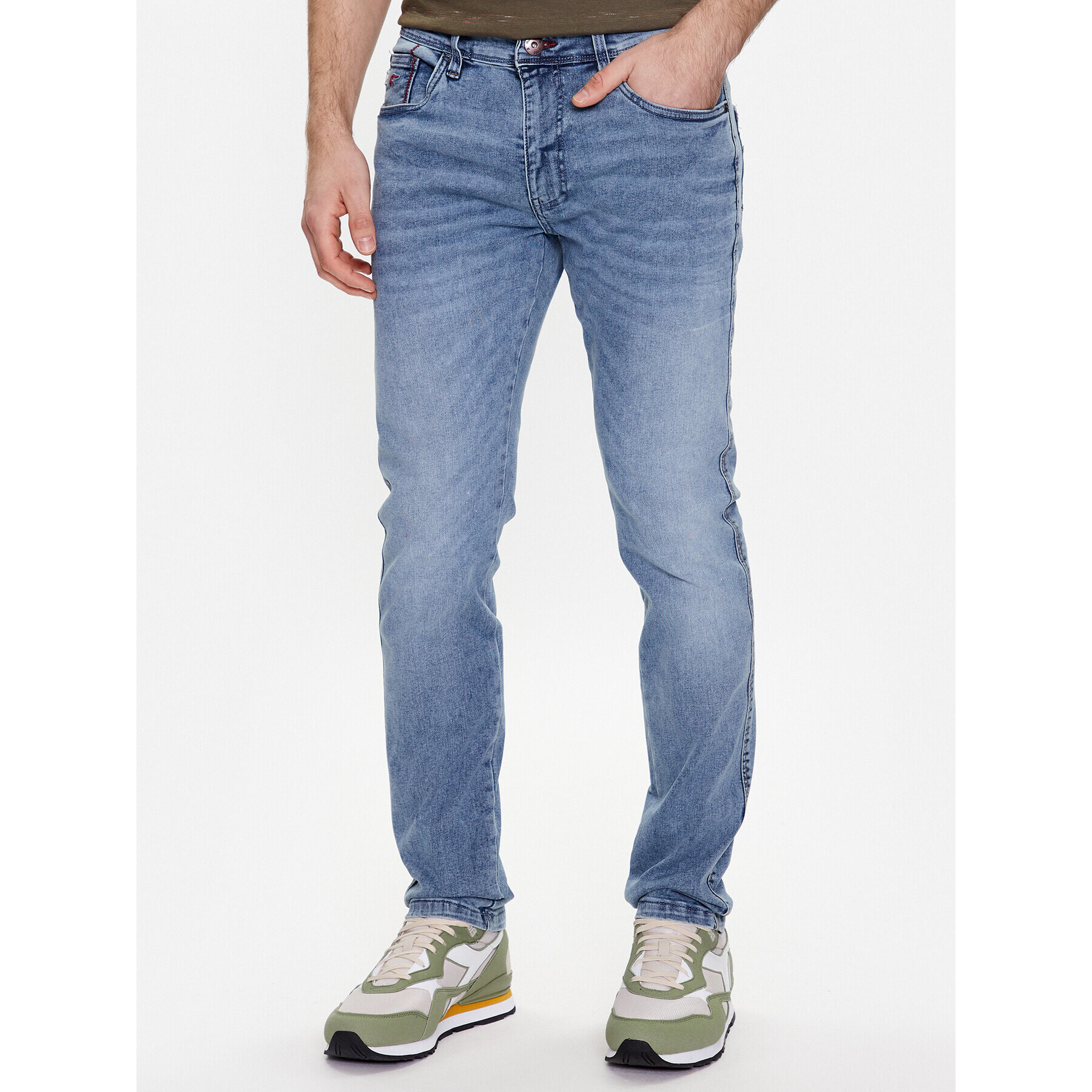 INDICODE Jeansy Dave Hydro Denim 65-234 Modrá Regular Fit - Pepit.cz