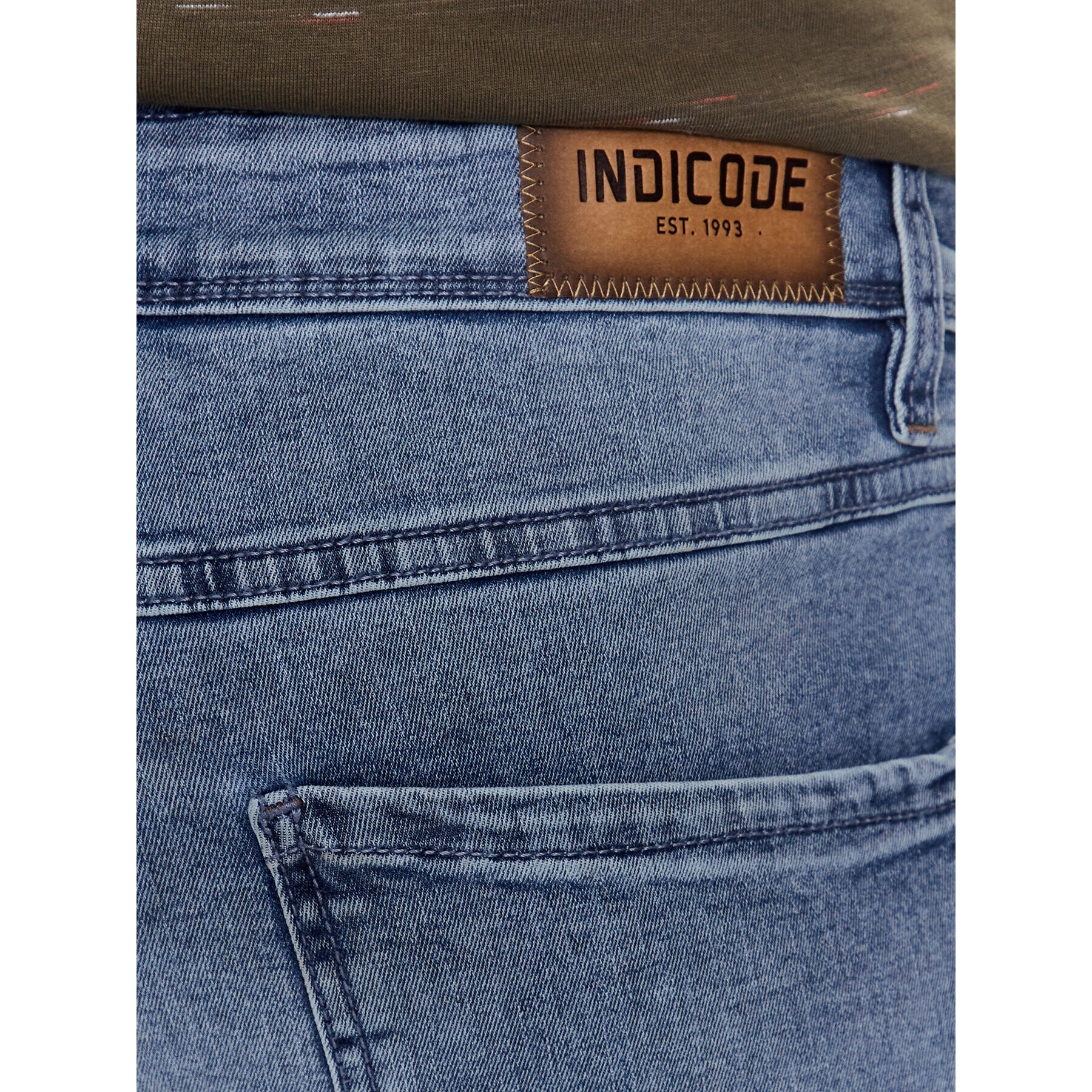 INDICODE Jeansy Dave Hydro Denim 65-234 Modrá Regular Fit - Pepit.cz