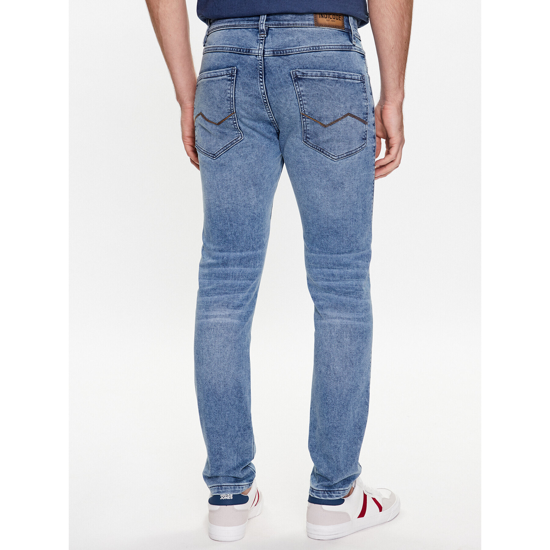 INDICODE Jeansy Dave Jogger 65-362 Modrá Regular Fit - Pepit.cz