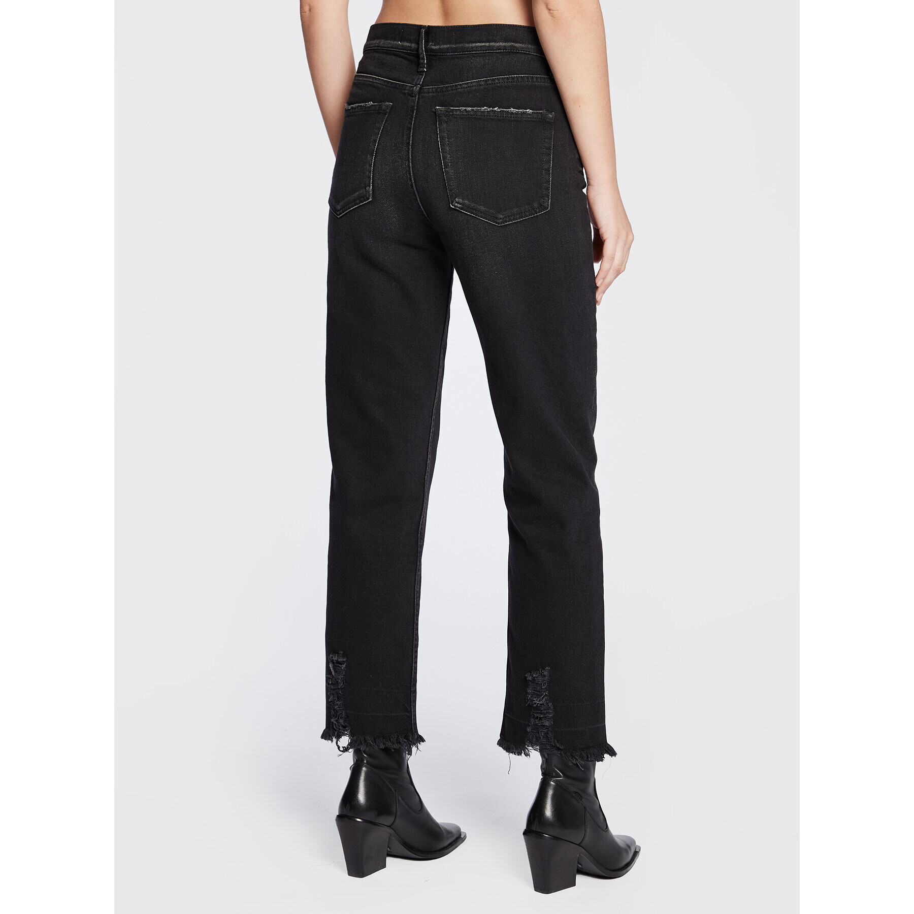 IRO Jeansy Redon AR607 Černá Straight Fit - Pepit.cz