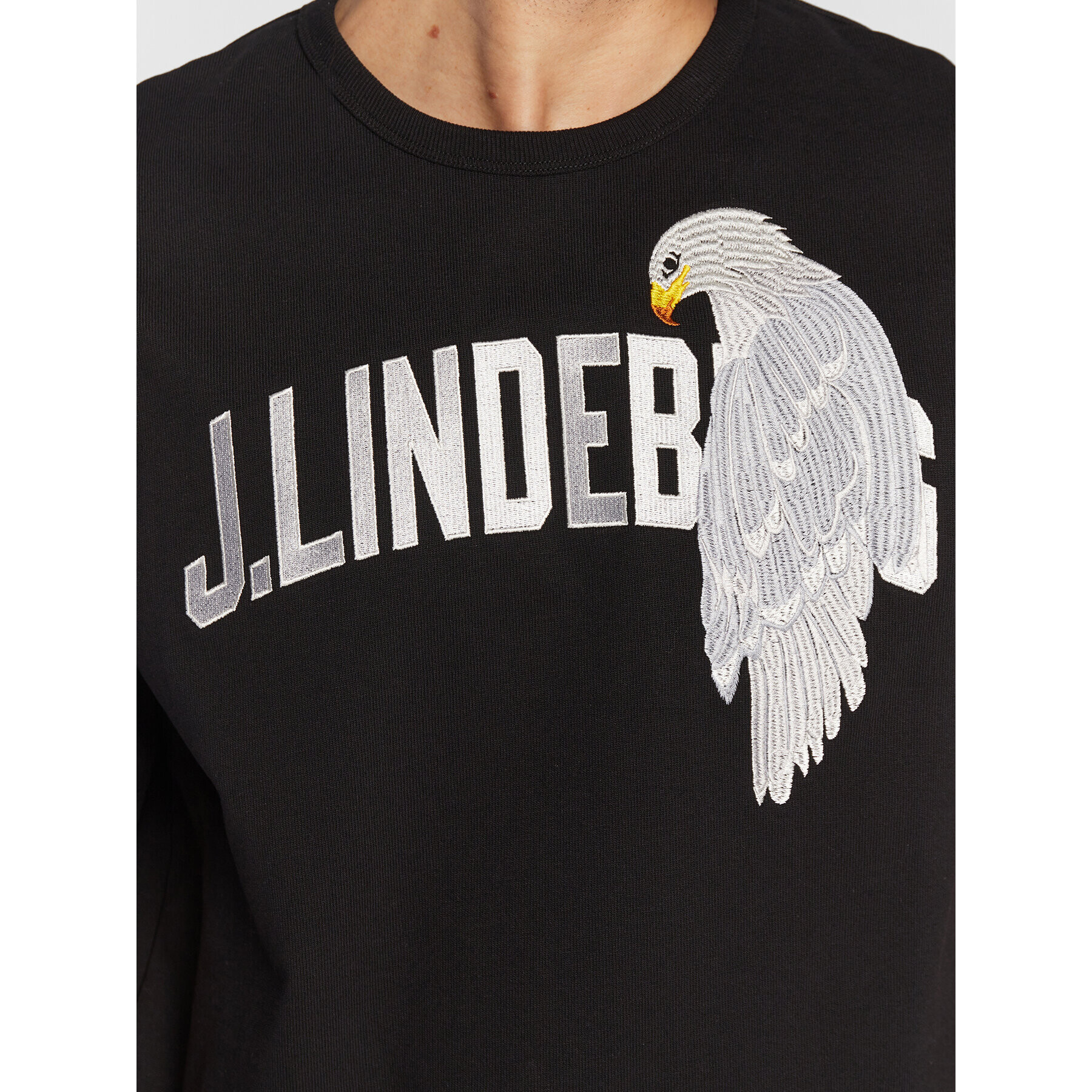 J.Lindeberg T-Shirt Camilo FMJT07382 Černá Loose Fit - Pepit.cz