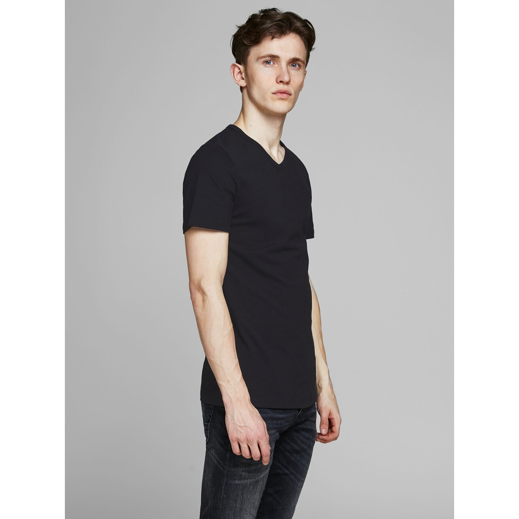 Jack&Jones 2-dílná sada T-shirts Basic 12133914 Černá Slim Fit - Pepit.cz