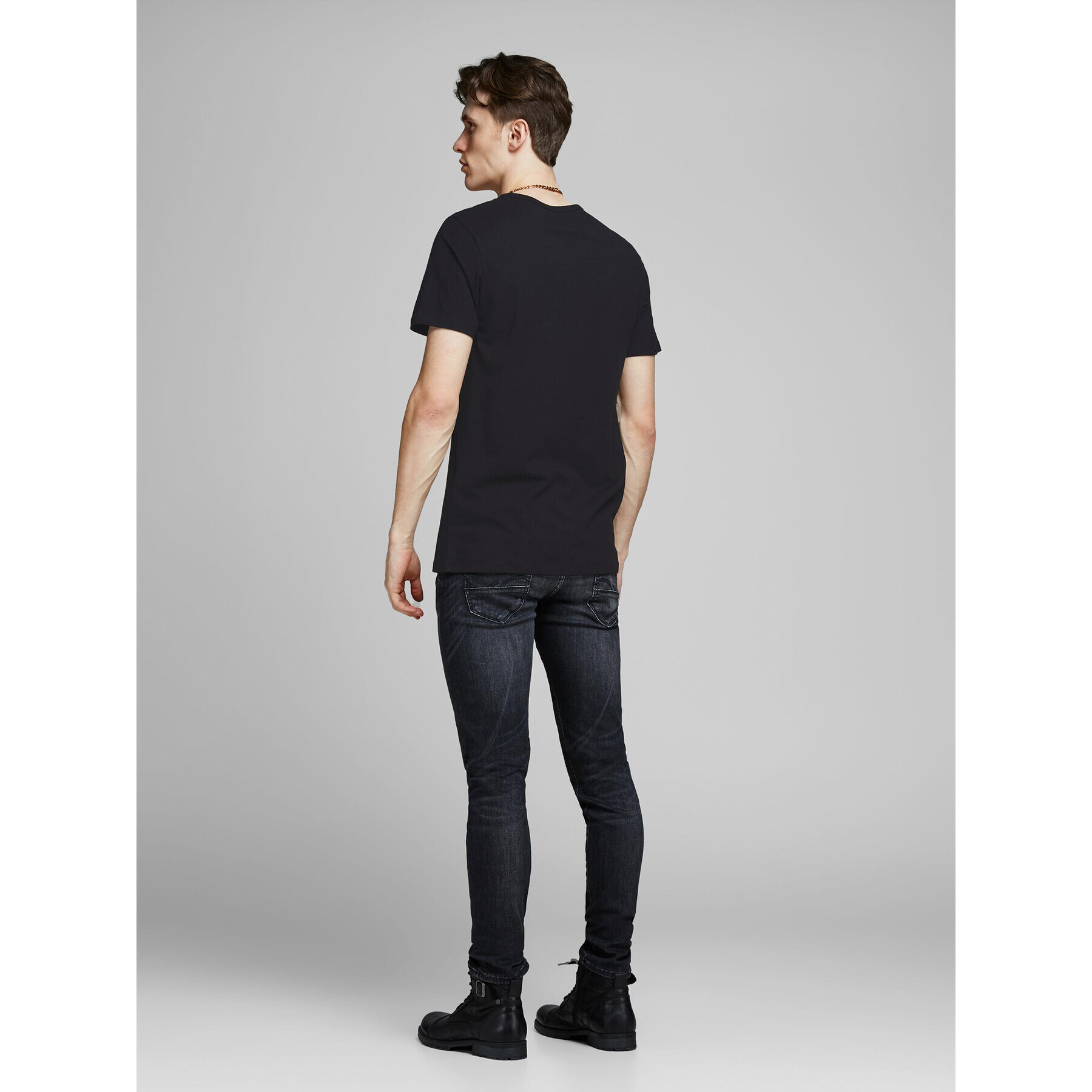 Jack&Jones 2-dílná sada T-shirts Basic 12133914 Černá Slim Fit - Pepit.cz