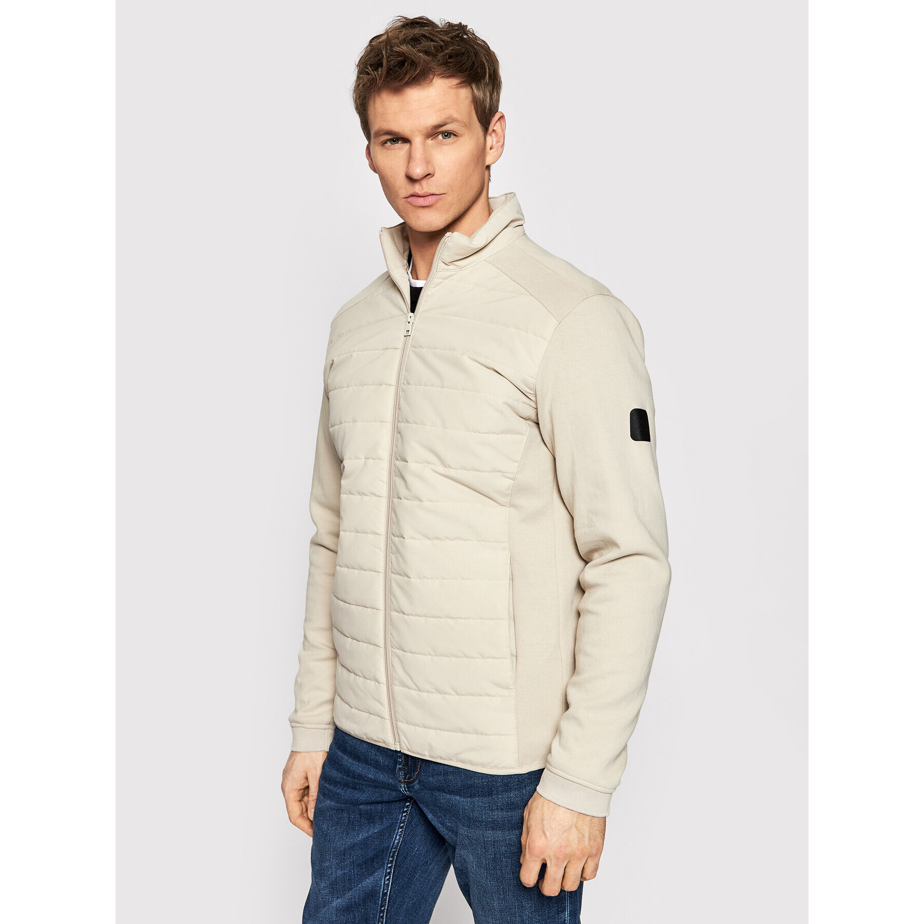 Jack&Jones Bunda pro přechodné období Clay 12202968 Béžová Regular Fit - Pepit.cz