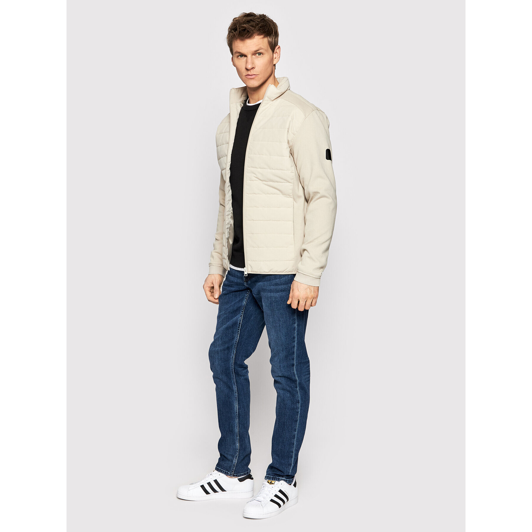 Jack&Jones Bunda pro přechodné období Clay 12202968 Béžová Regular Fit - Pepit.cz