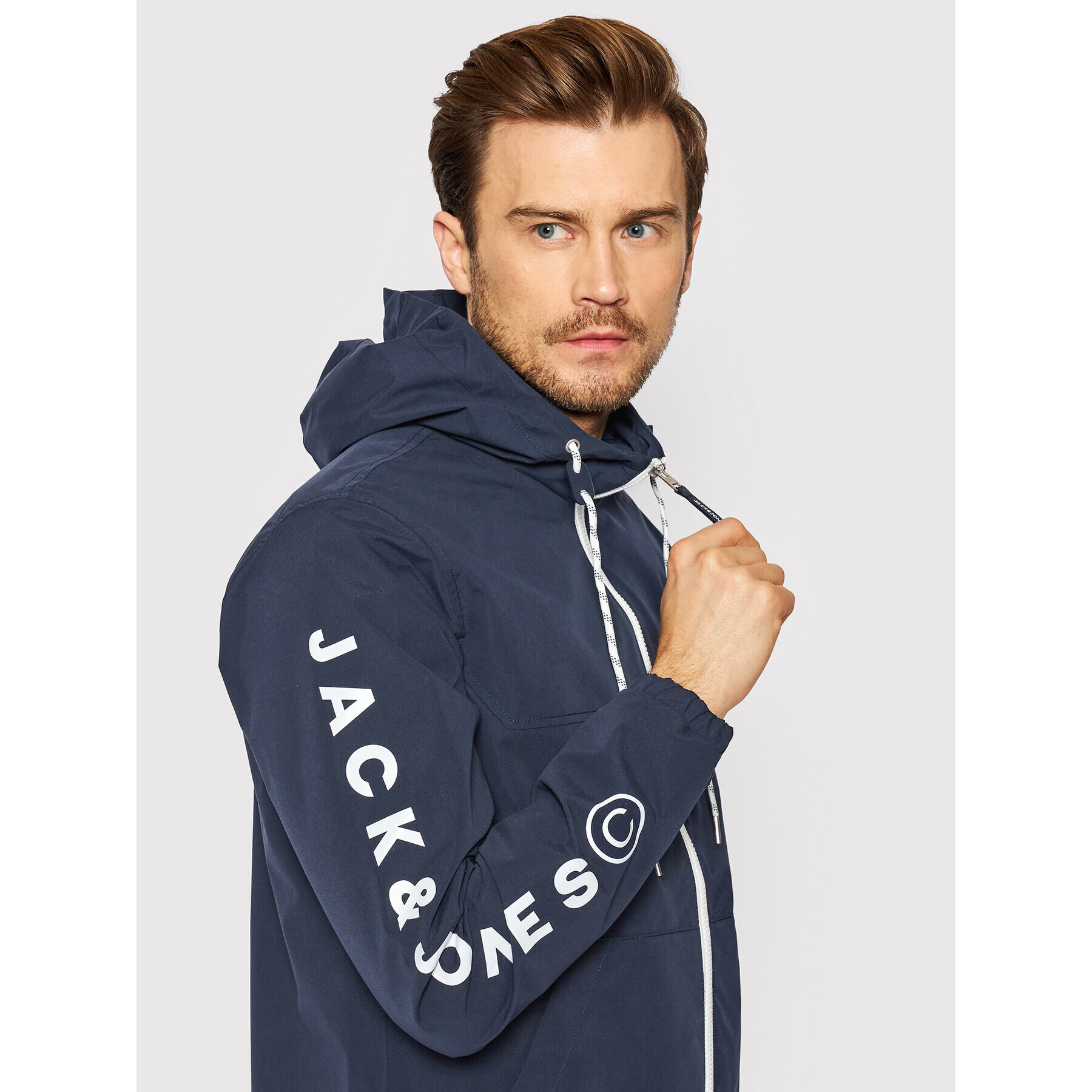 Jack&Jones Bunda pro přechodné období Luke 12184996 Tmavomodrá Regular Fit - Pepit.cz