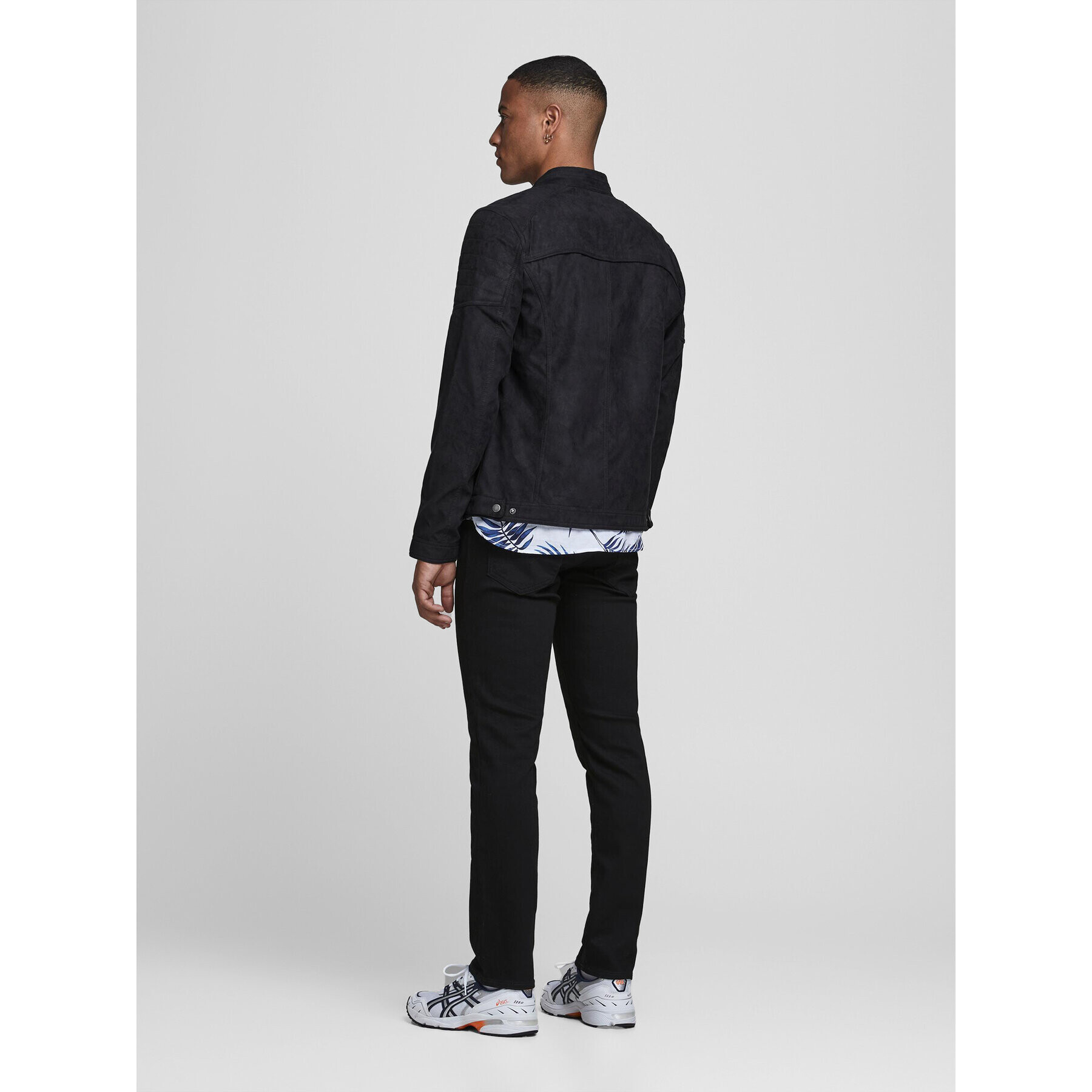 Jack&Jones Bunda z imitace kůže Rocky 12147218 Černá Regular Fit - Pepit.cz