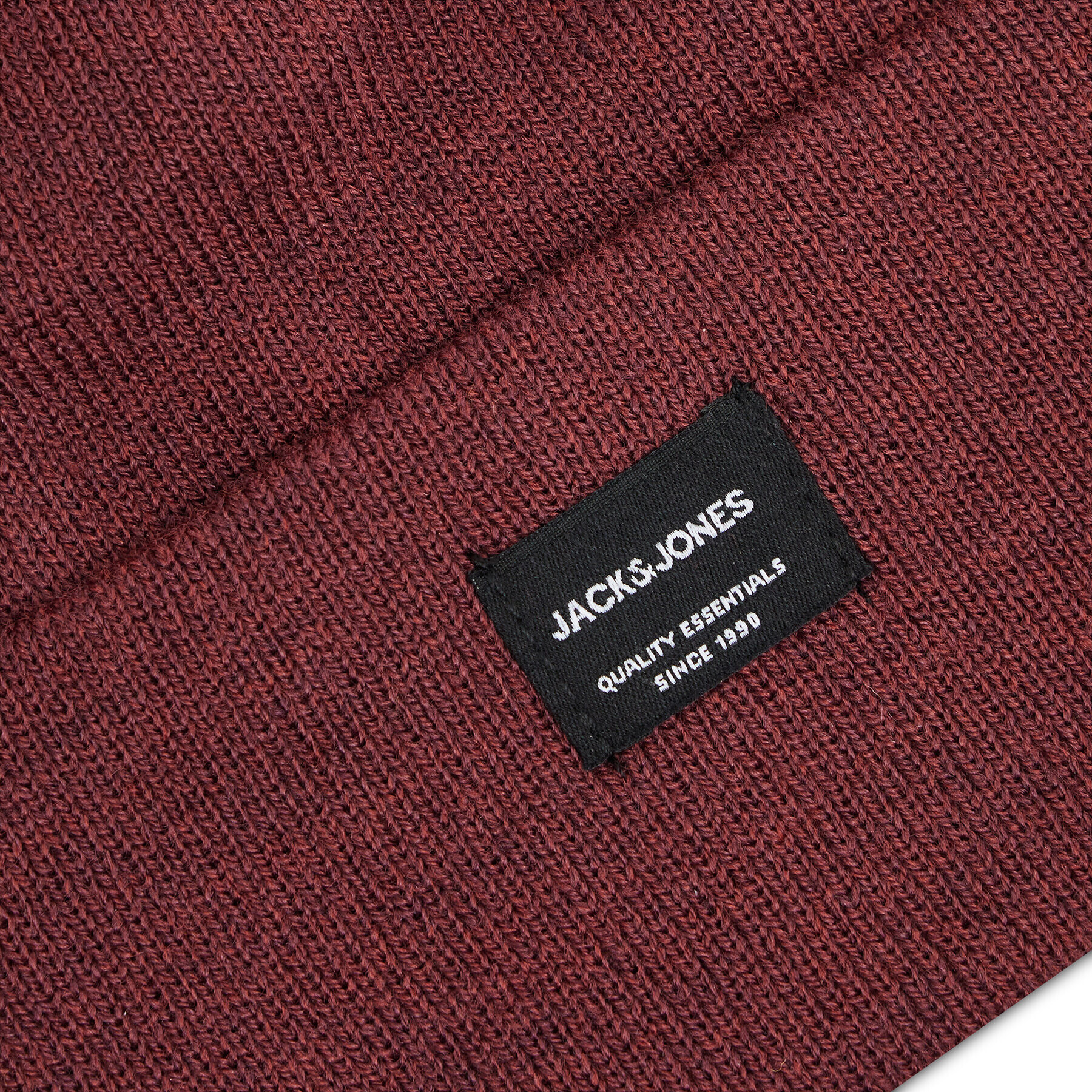 Jack&Jones Čepice Jacdna Beanie Noos 12092815 Bordó - Pepit.cz