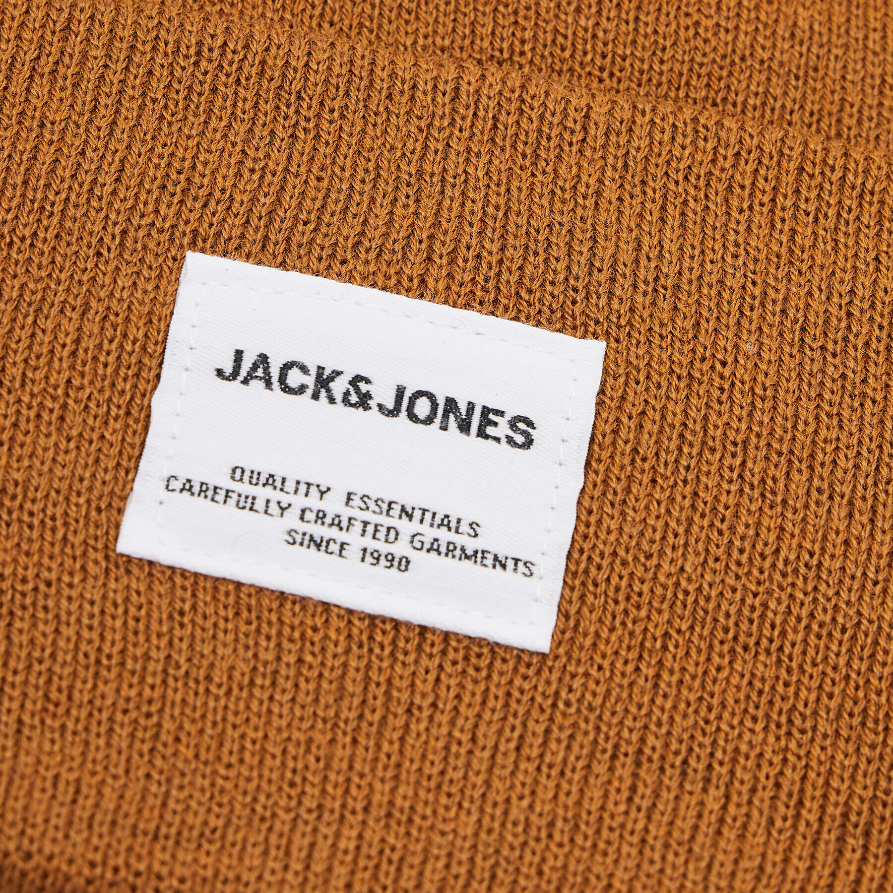 Jack&Jones Čepice Jaclong Knit Beanie 12150627 Hnědá - Pepit.cz