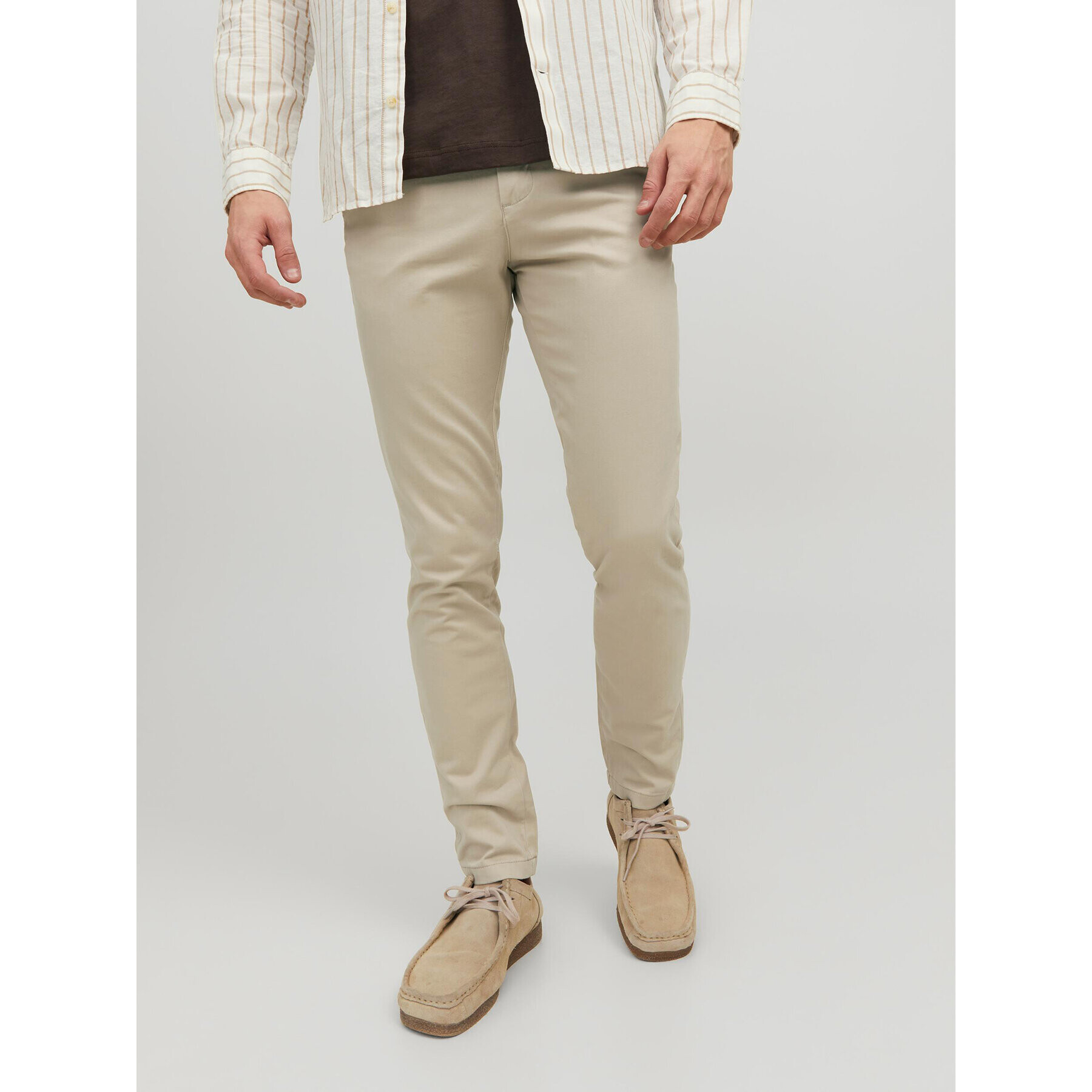 Jack&Jones Chino kalhoty 12150148 Béžová Slim Fit - Pepit.cz