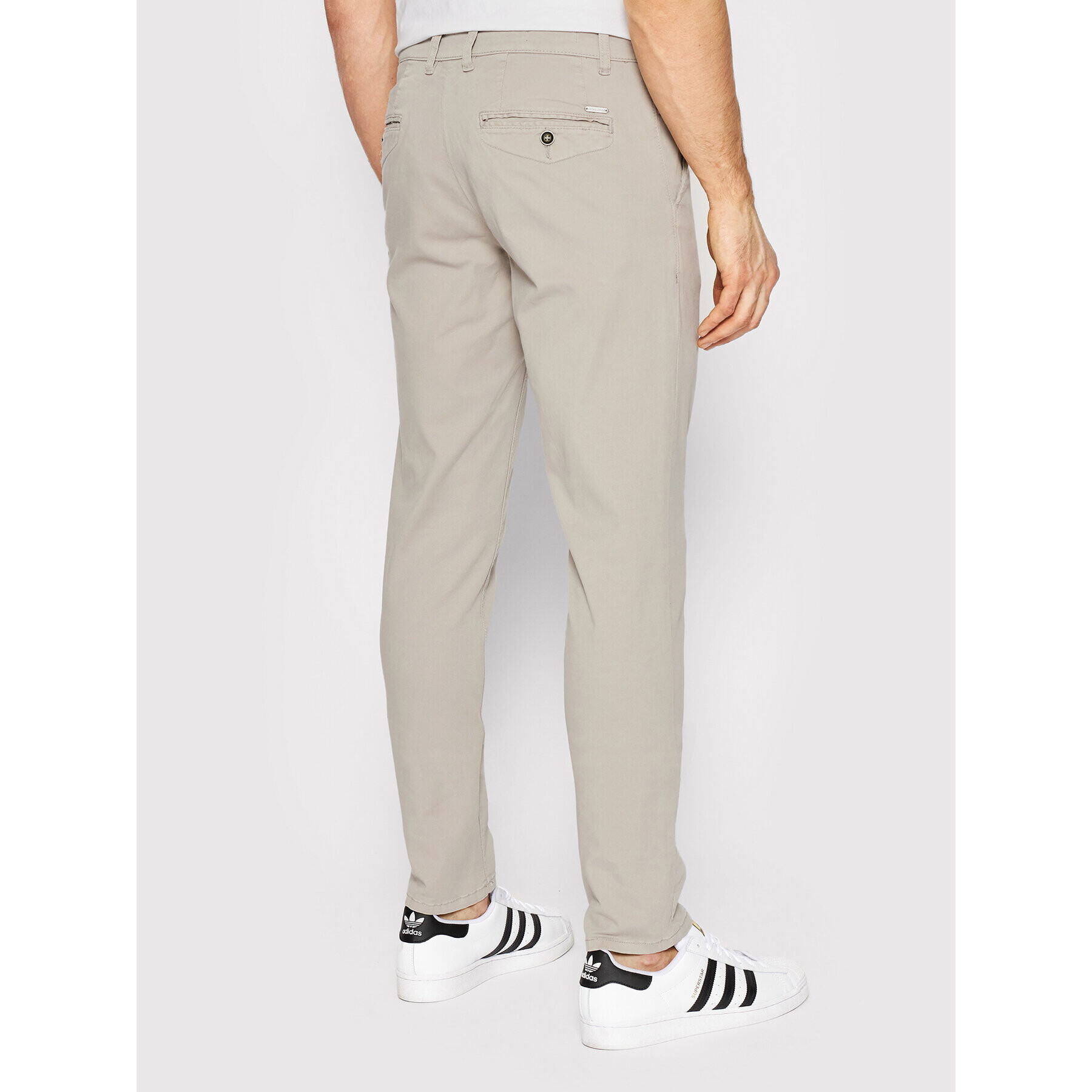 Jack&Jones Chino kalhoty Marco 12203327 Šedá Slim Fit - Pepit.cz