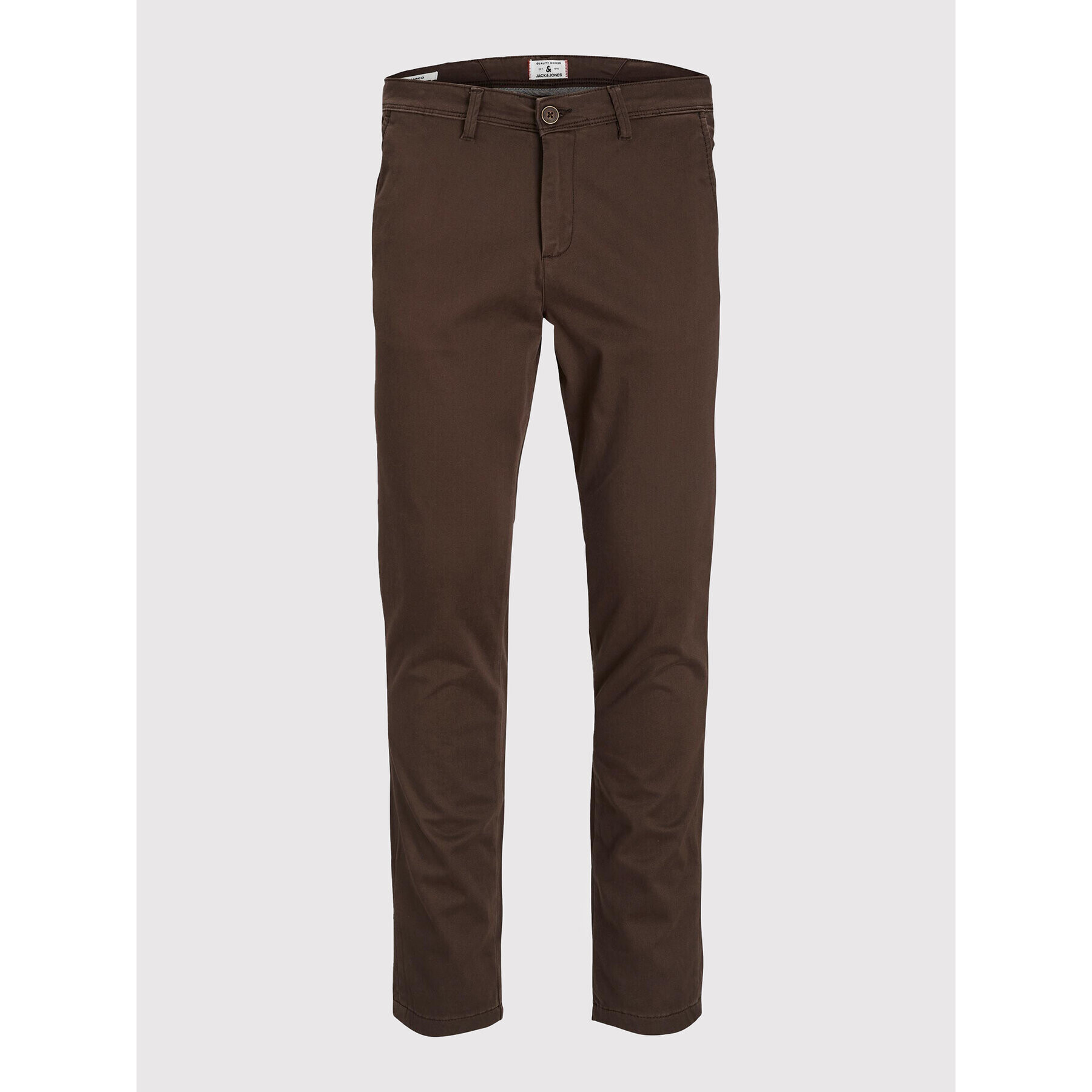 Jack&Jones Chino kalhoty Marco 12212136 Hnědá Slim Fit - Pepit.cz