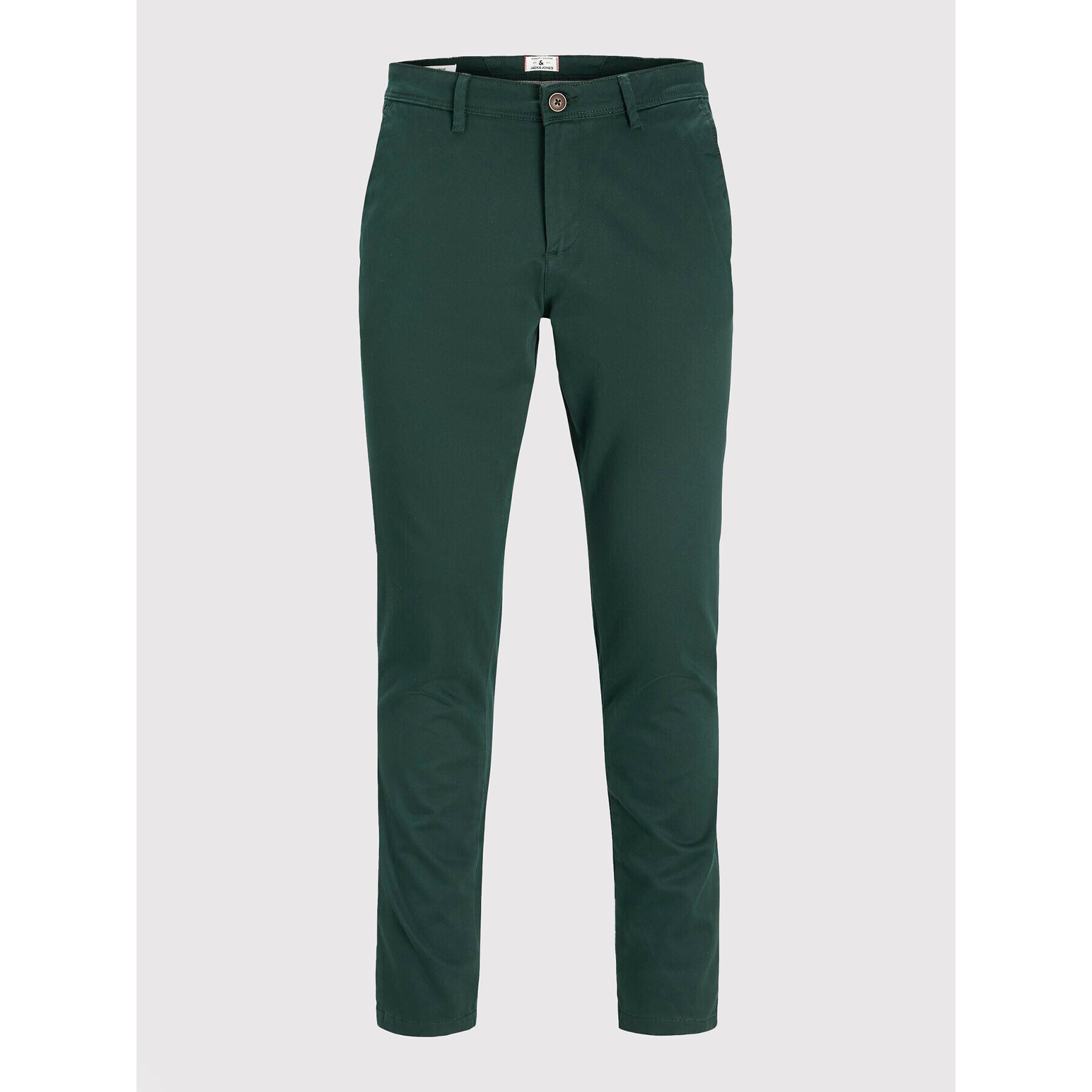 Jack&Jones Chino kalhoty Marco 12212137 Zelená Slim Fit - Pepit.cz