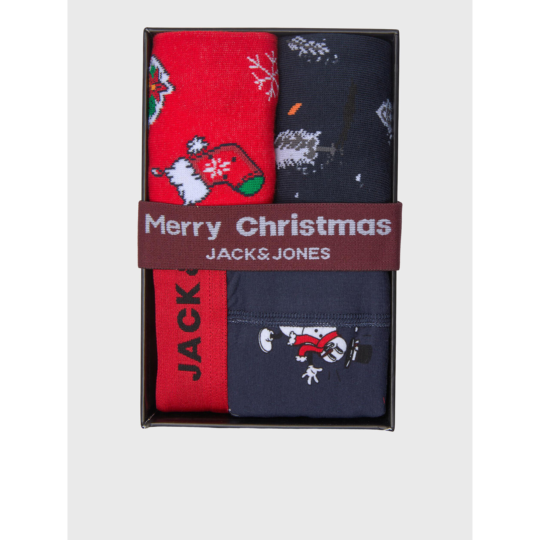 Jack&Jones Dárková sada Merry Xmas 12221970 Tmavomodrá - Pepit.cz