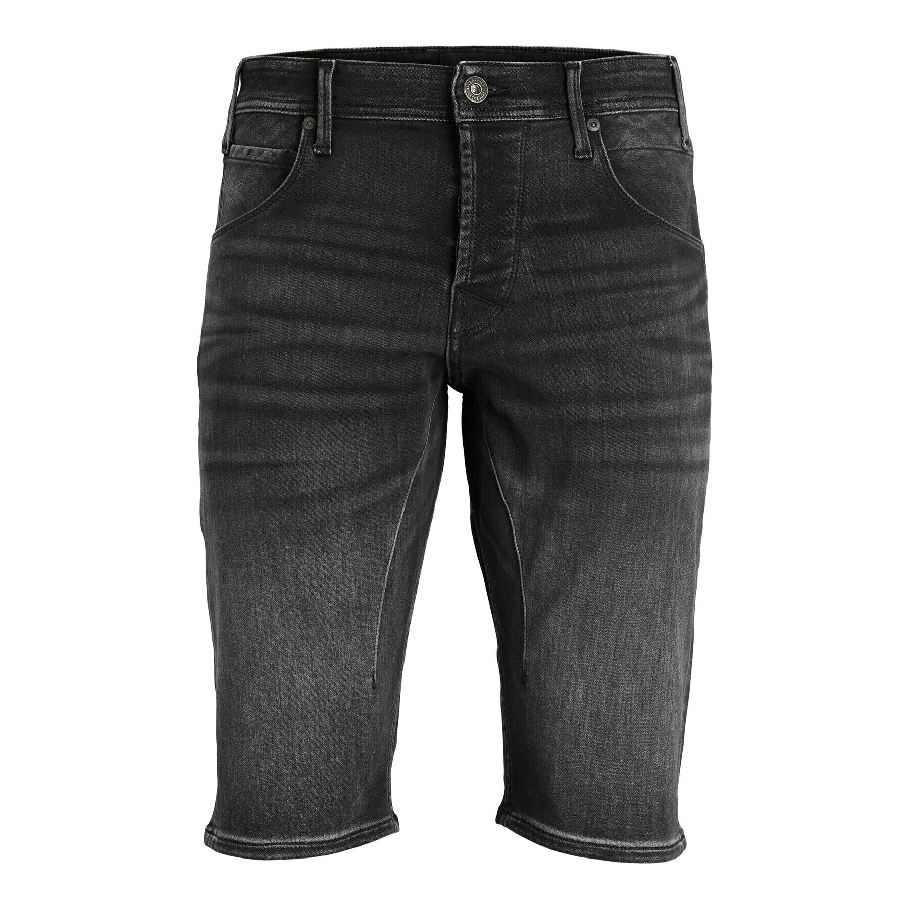 Jack&Jones Džínové šortky Scale 12223991 Černá Regular Fit - Pepit.cz