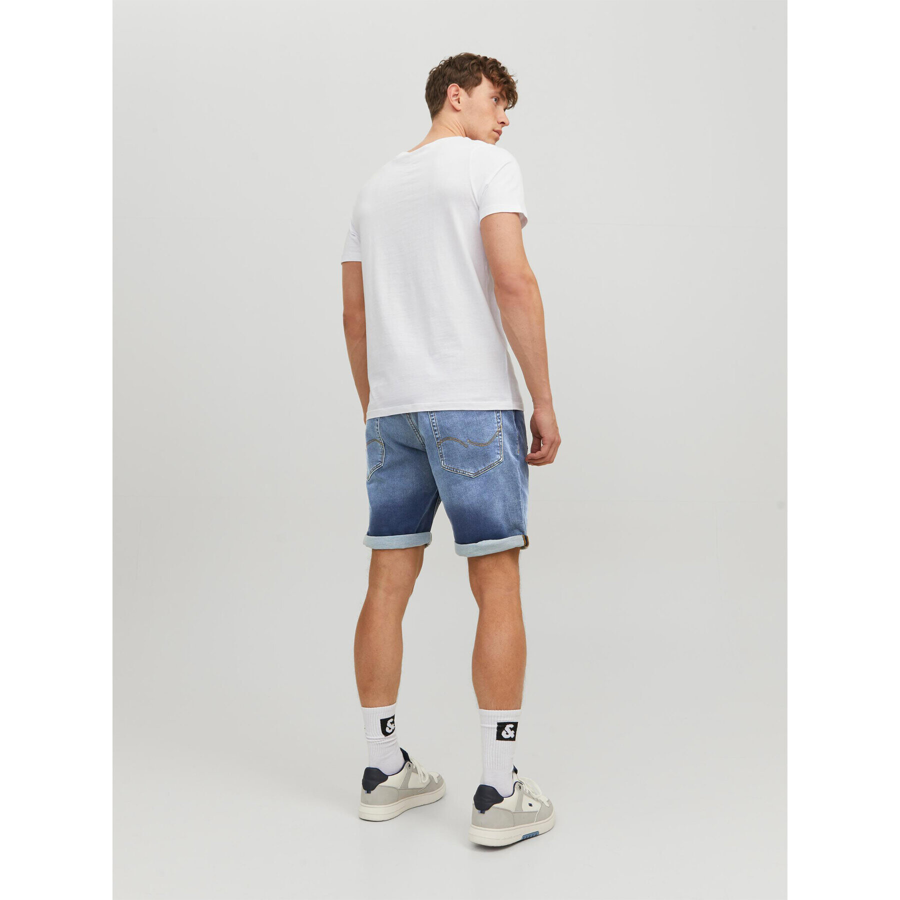 Jack&Jones Džínové šortky Rick 12224125 Modrá Regular Fit - Pepit.cz