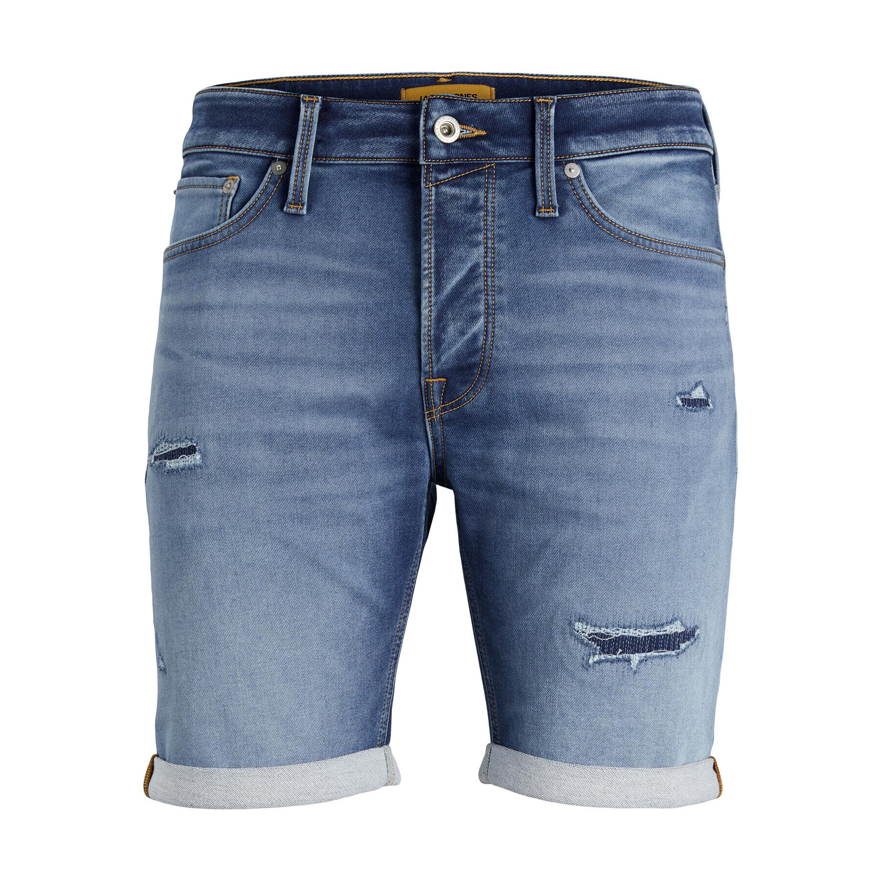 Jack&Jones Džínové šortky Rick 12224125 Modrá Regular Fit - Pepit.cz