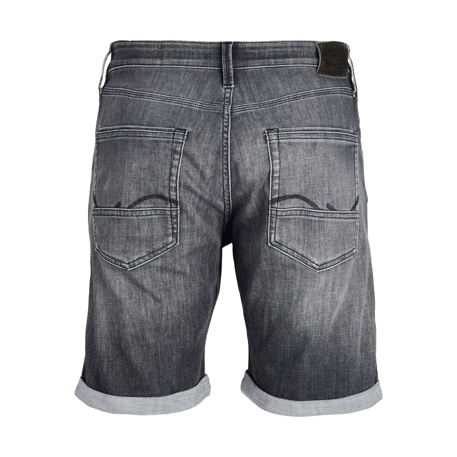 Jack&Jones Džínové šortky Chris 12236193 Šedá Relaxed Fit - Pepit.cz