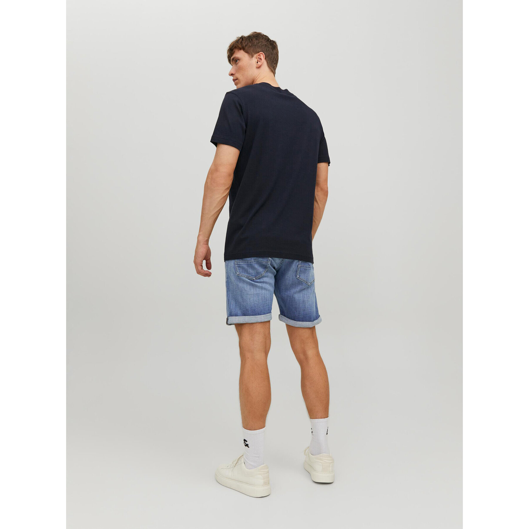 Jack&Jones Džínové šortky Chris 12236195 Modrá Relaxed Fit - Pepit.cz