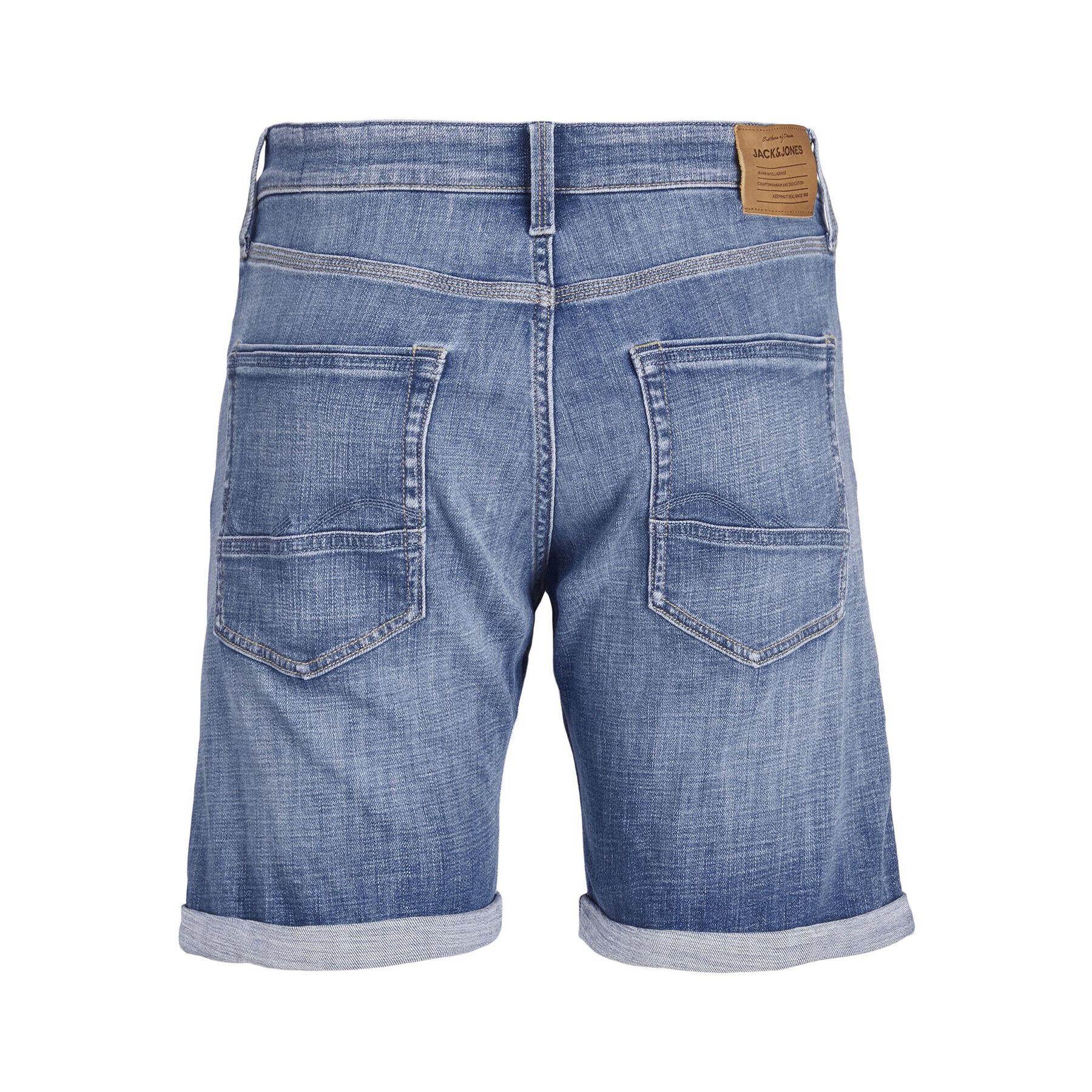 Jack&Jones Džínové šortky Chris 12236195 Modrá Relaxed Fit - Pepit.cz