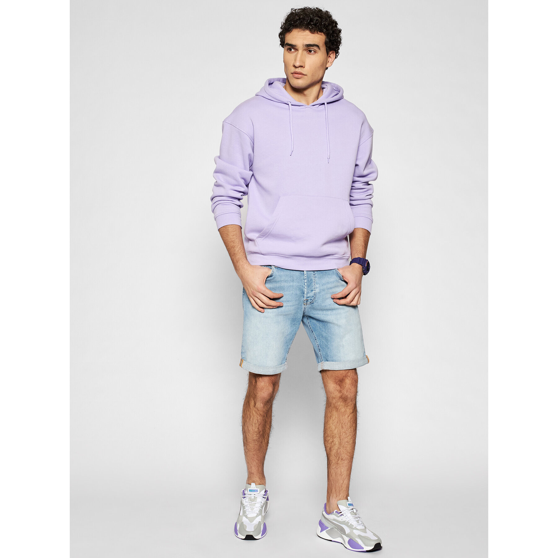 Jack&Jones Džínové šortky Rick 12171897 Modrá Regular Fit - Pepit.cz