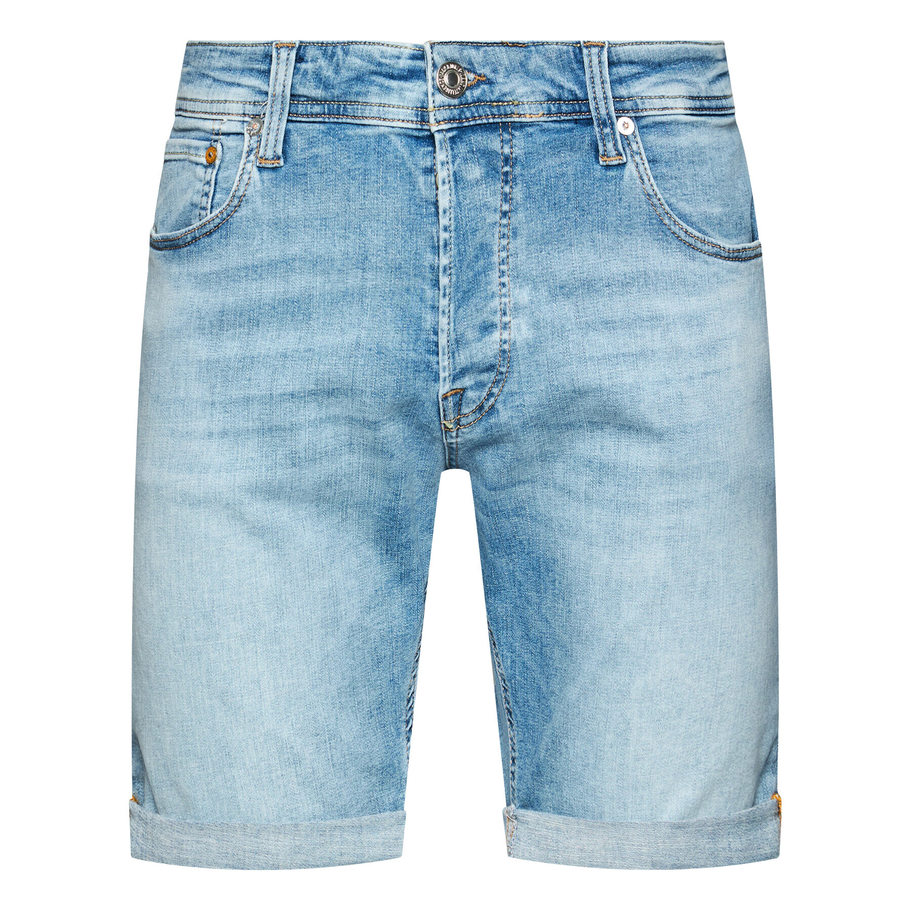 Jack&Jones Džínové šortky Rick 12171897 Modrá Regular Fit - Pepit.cz