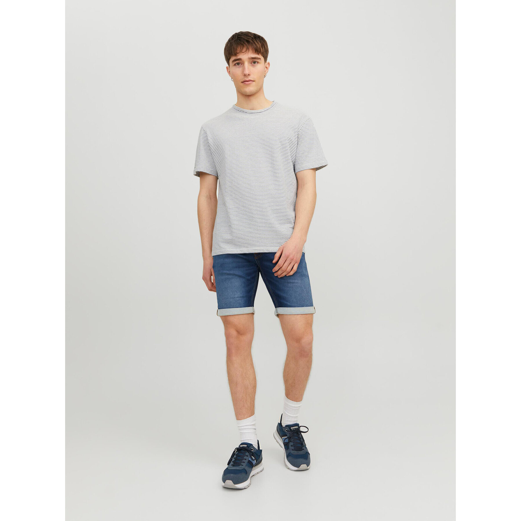 Jack&Jones Džínové šortky Rick 12223677 Tmavomodrá Regular Fit - Pepit.cz