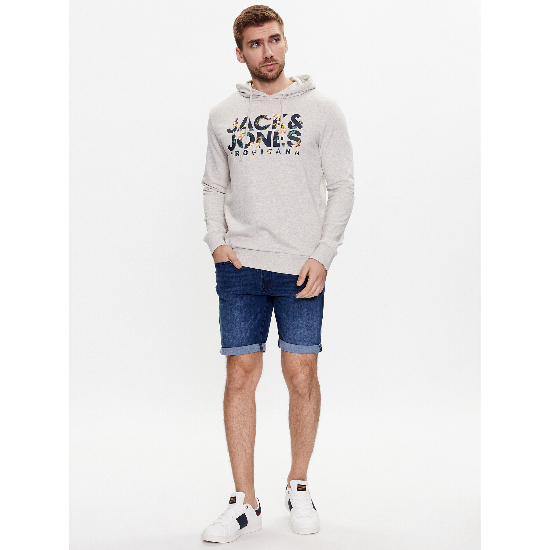 Jack&Jones Džínové šortky Rick 12225900 Tmavomodrá Regular Fit - Pepit.cz