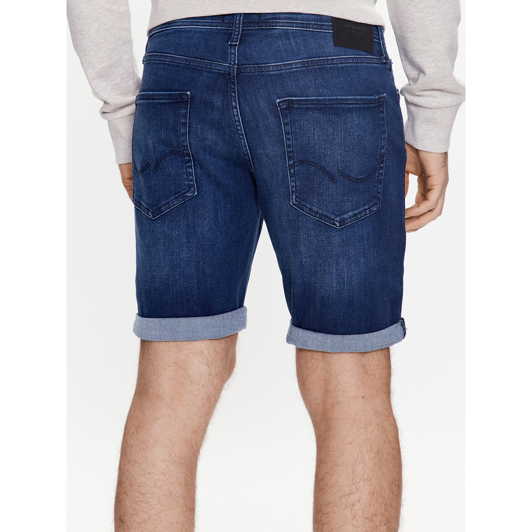 Jack&Jones Džínové šortky Rick 12225900 Tmavomodrá Regular Fit - Pepit.cz