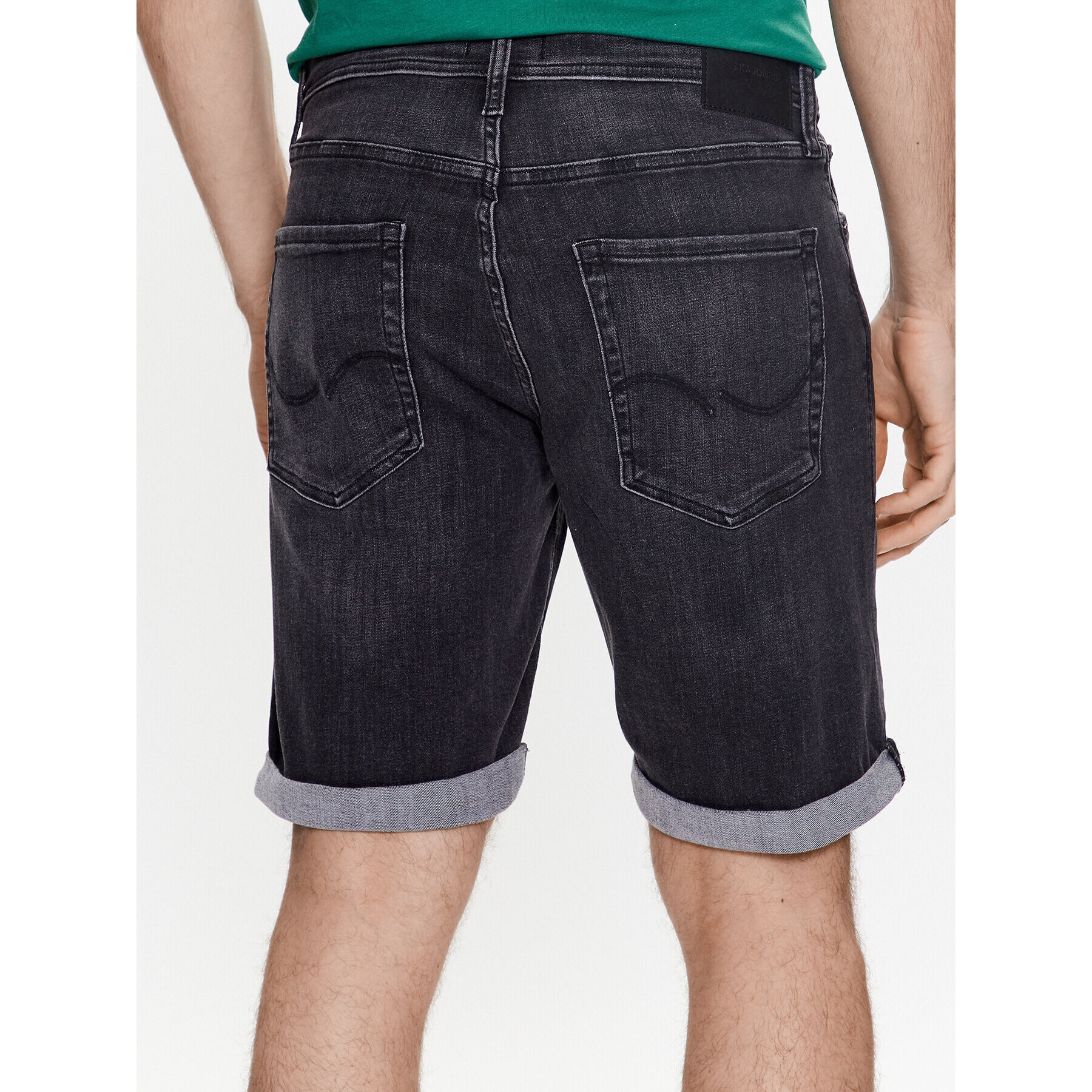 Jack&Jones Džínové šortky Rick 12225902 Černá Regular Fit - Pepit.cz