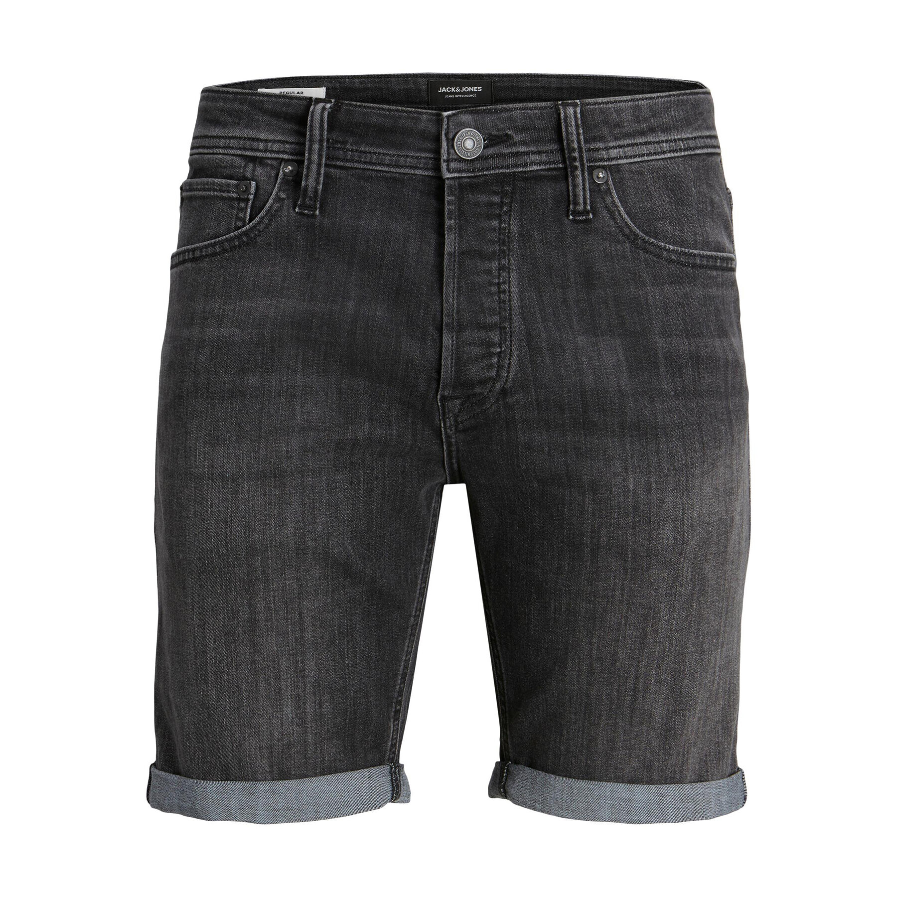 Jack&Jones Džínové šortky Rick 12225902 Černá Regular Fit - Pepit.cz