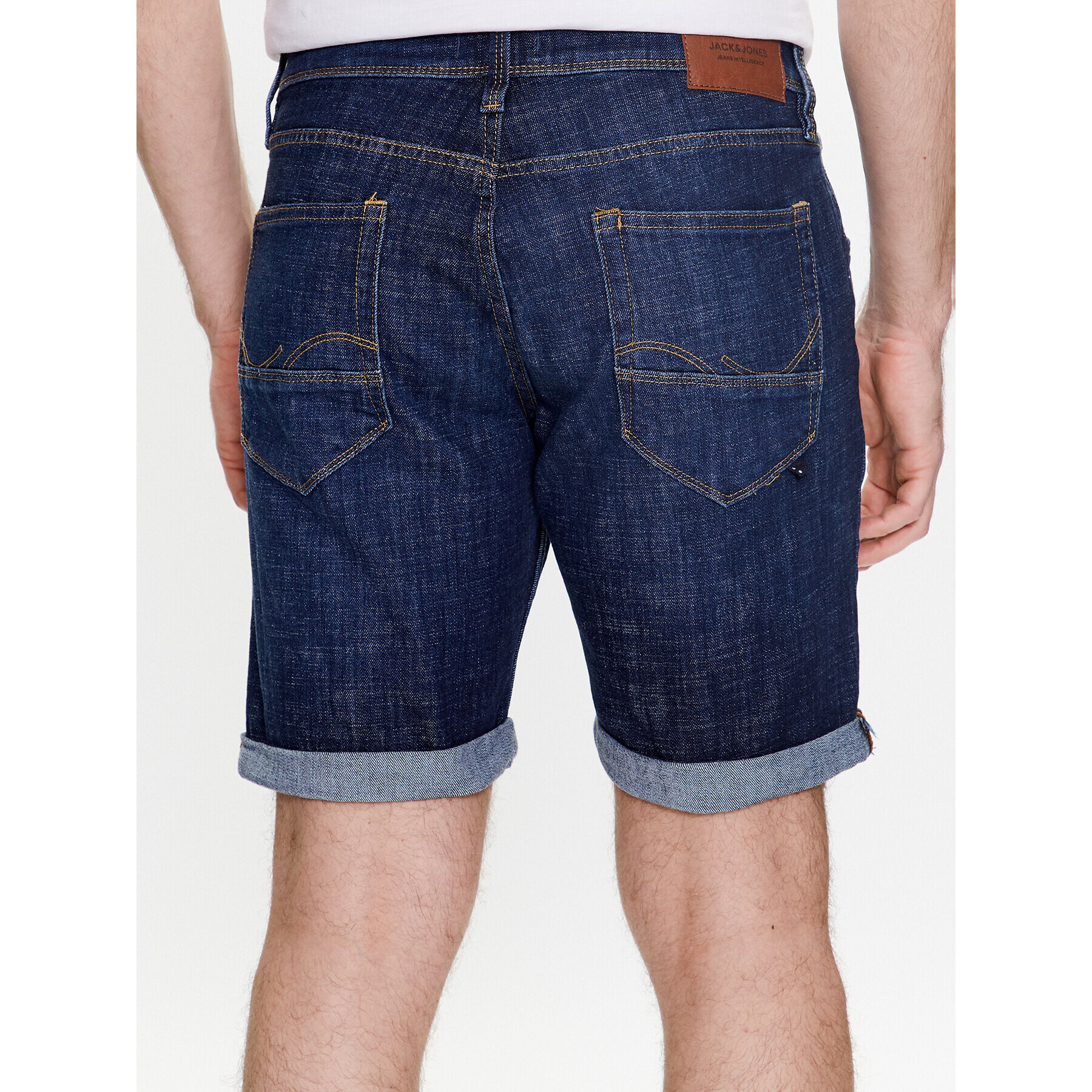 Jack&Jones Džínové šortky Rick 12226231 Tmavomodrá Regular Fit - Pepit.cz