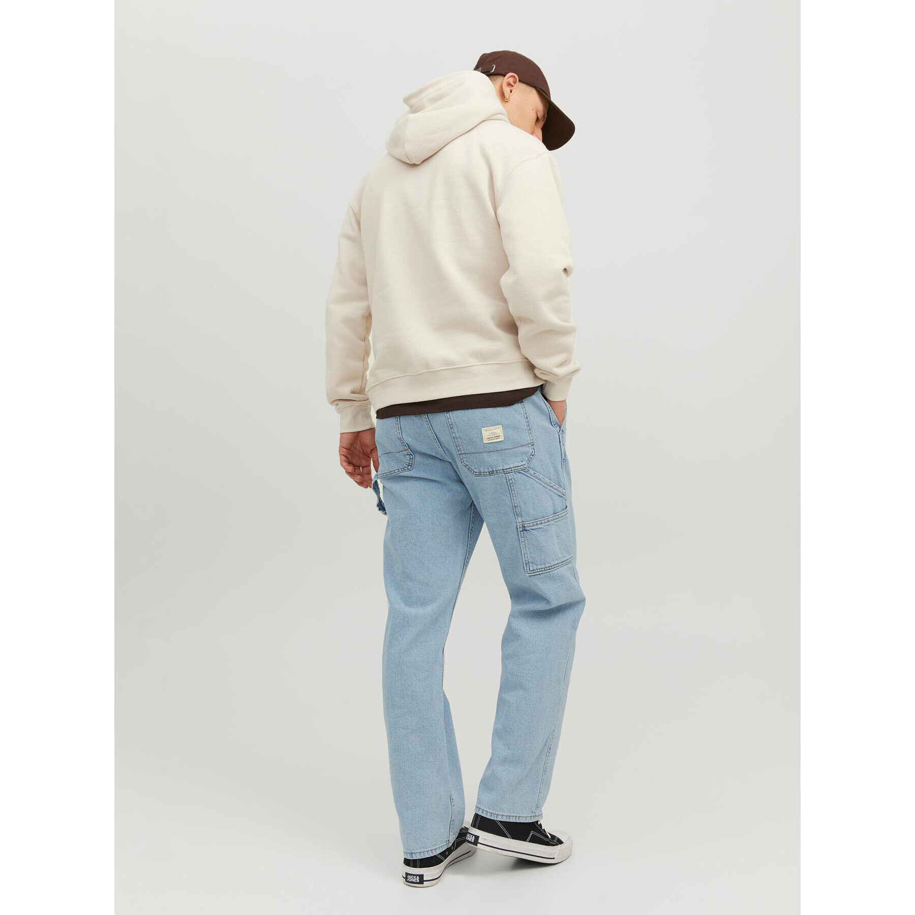 Jack&Jones Jeansy Eddie 12229556 Modrá Loose Fit - Pepit.cz