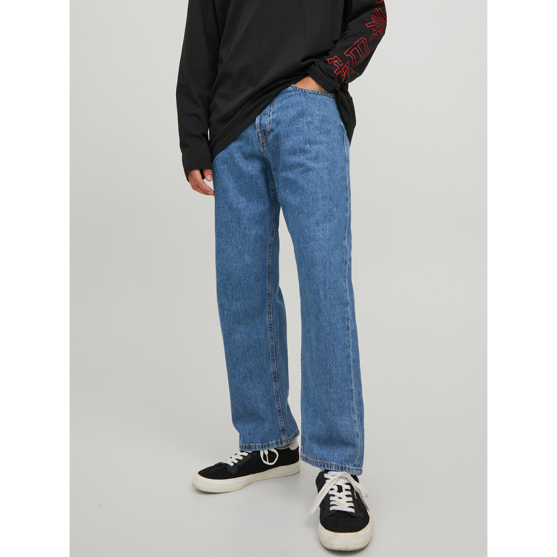 Jack&Jones Jeansy 12230772 Modrá Loose Fit - Pepit.cz