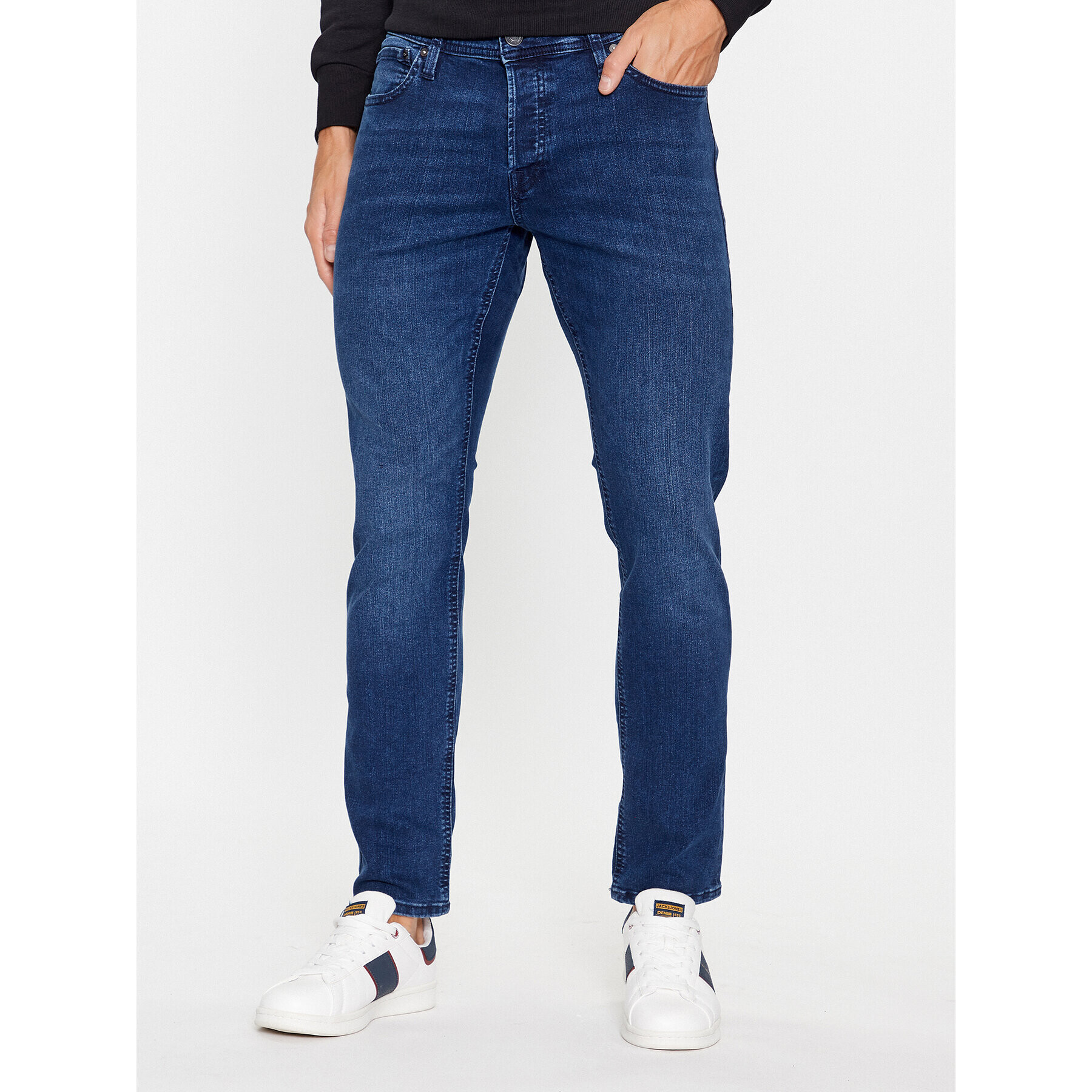 Jack&Jones Jeansy 12243601 Modrá Slim Fit - Pepit.cz