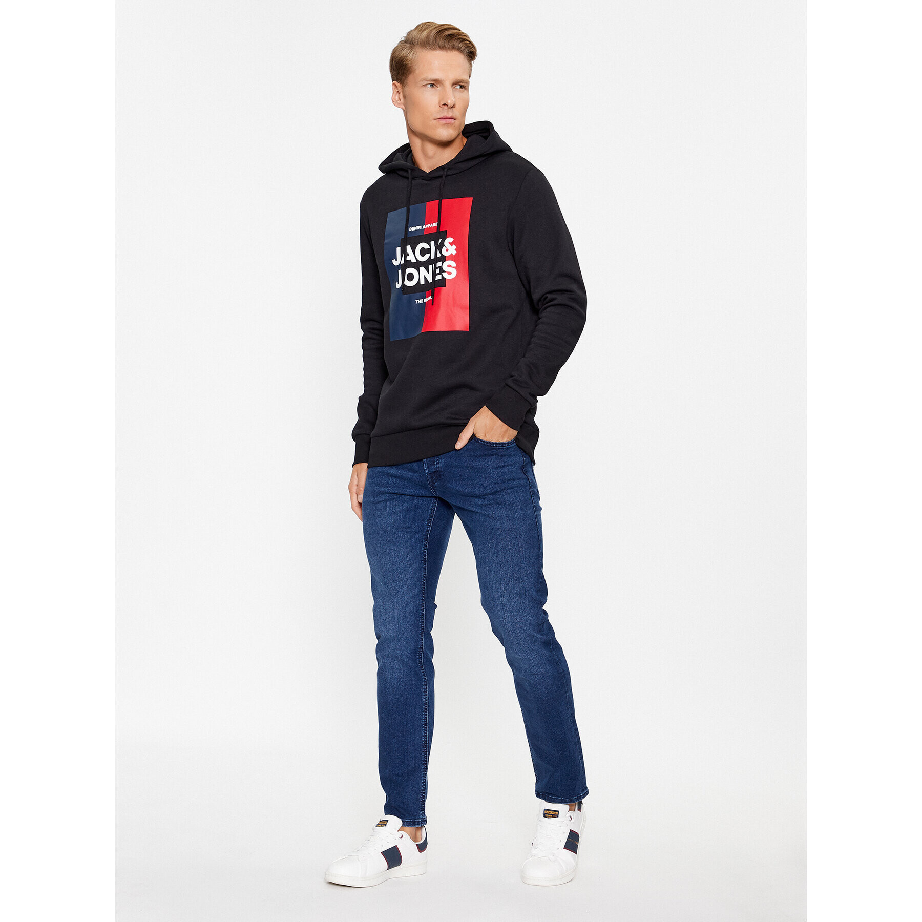 Jack&Jones Jeansy 12243601 Modrá Slim Fit - Pepit.cz