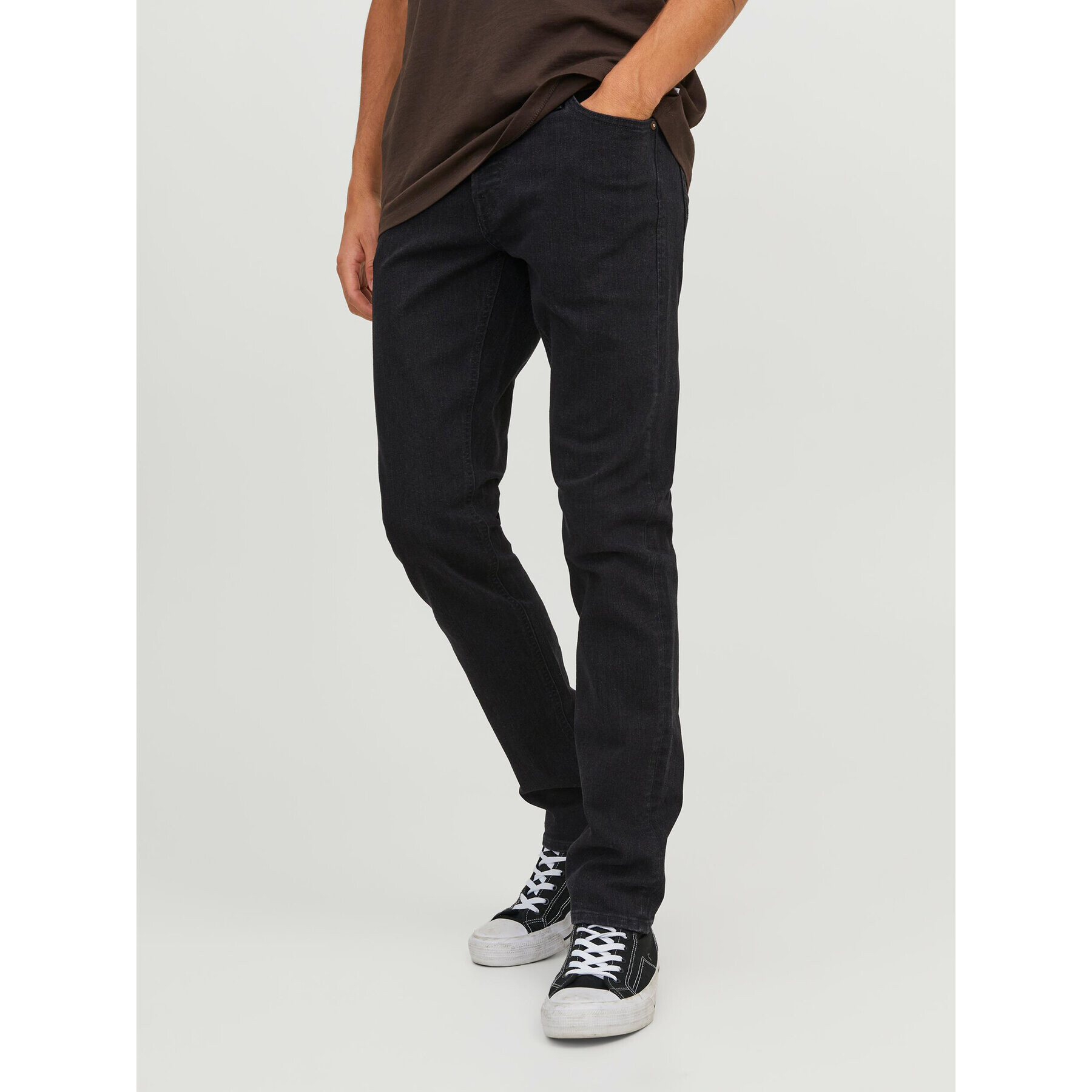 Jack&Jones Jeansy 12246949 Černá Slim Fit - Pepit.cz