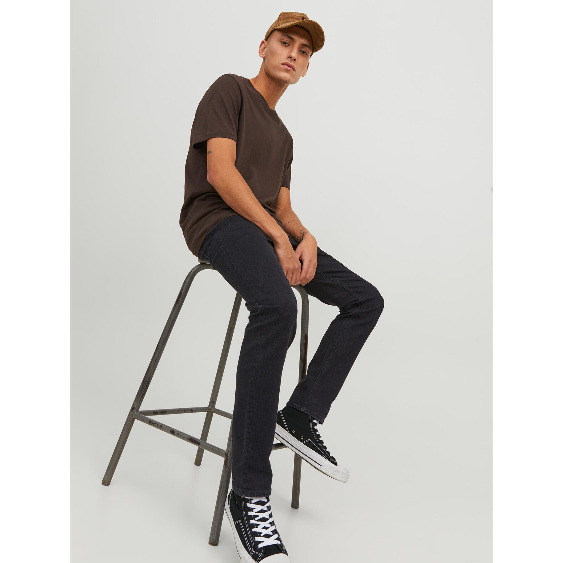 Jack&Jones Jeansy 12246949 Černá Slim Fit - Pepit.cz