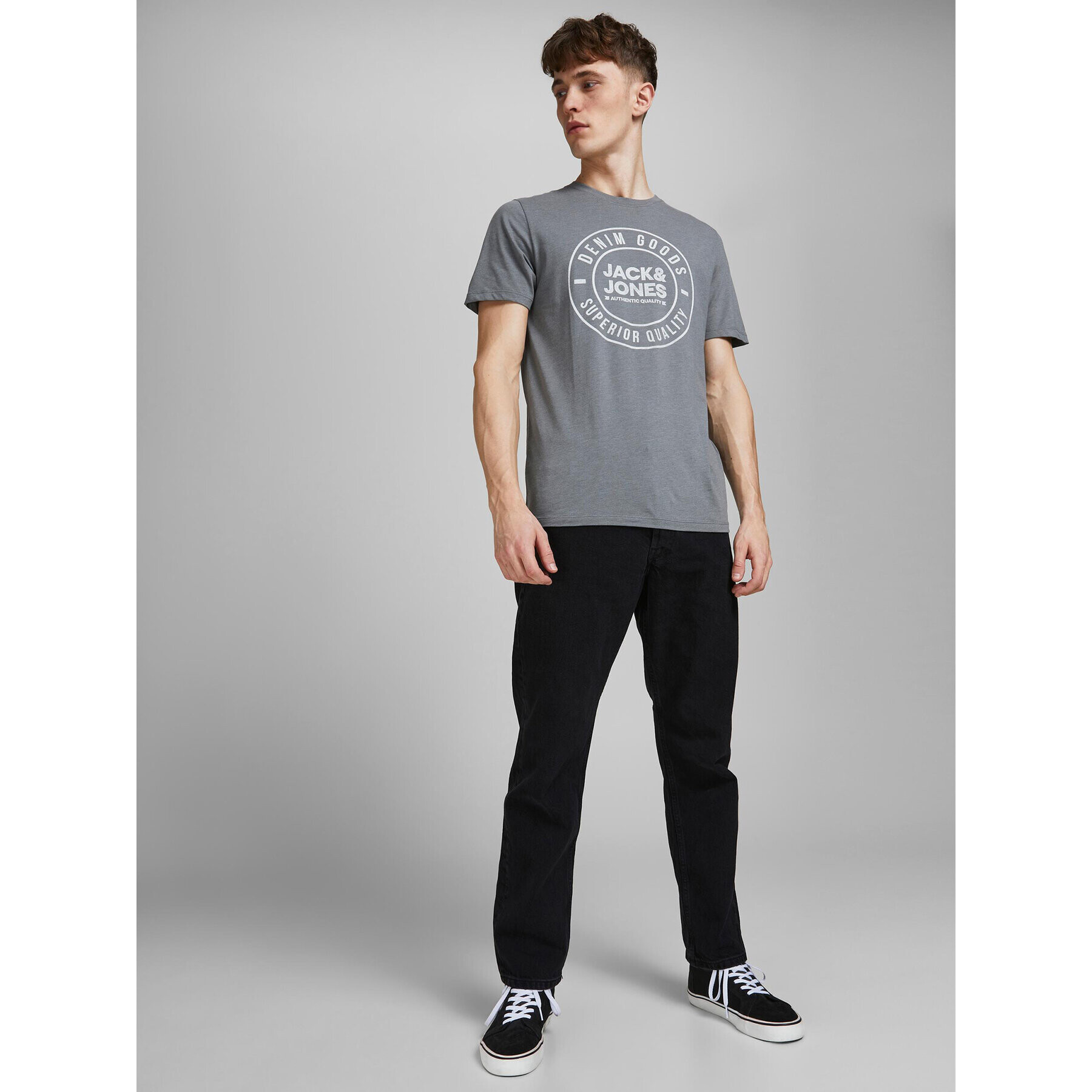 Jack&Jones Jeansy Chris 12168656 Černá Relaxed Fit - Pepit.cz